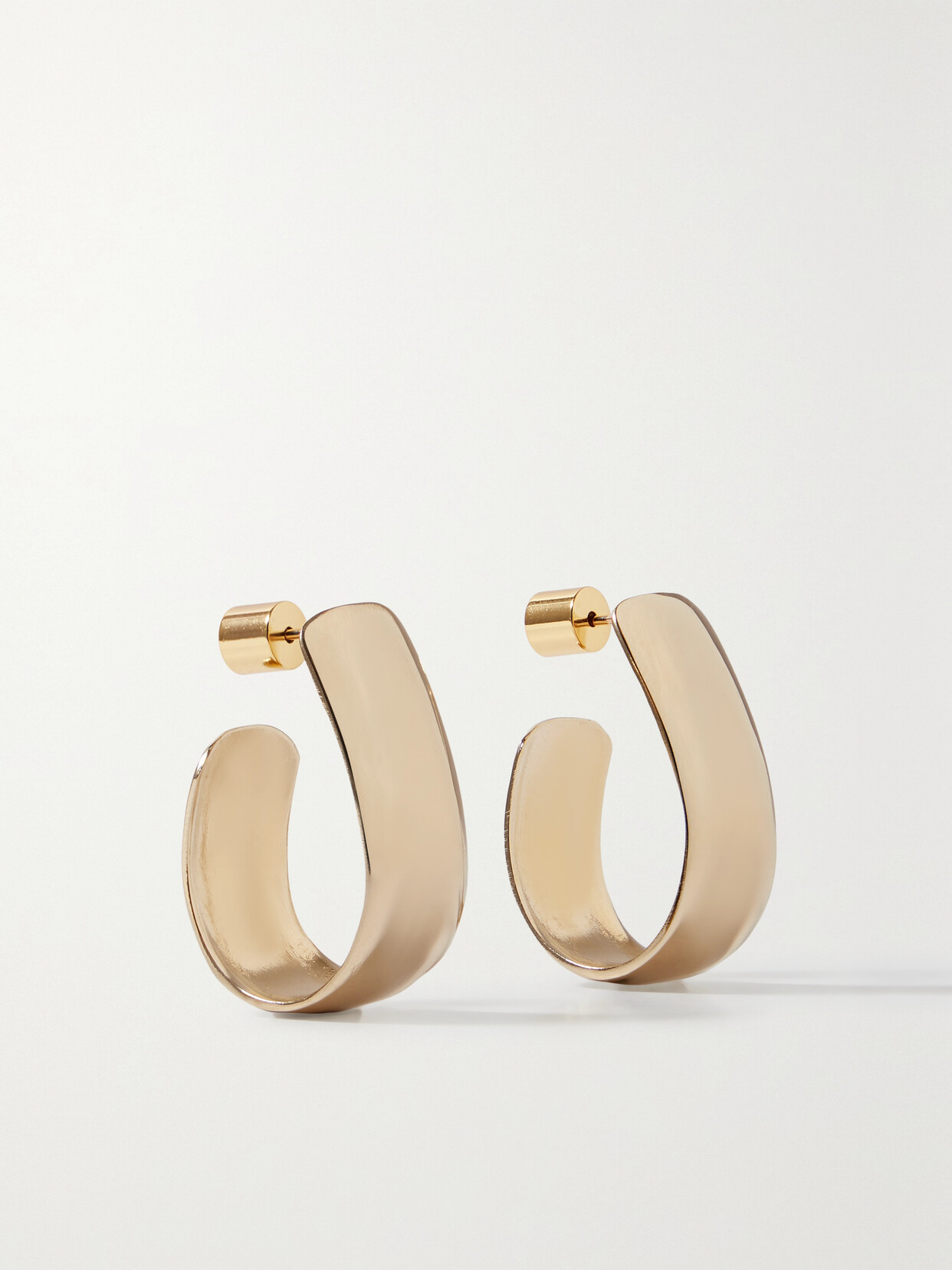 Jennifer Fisher - Small Bolden Gold-plated Hoop Earrings - One size