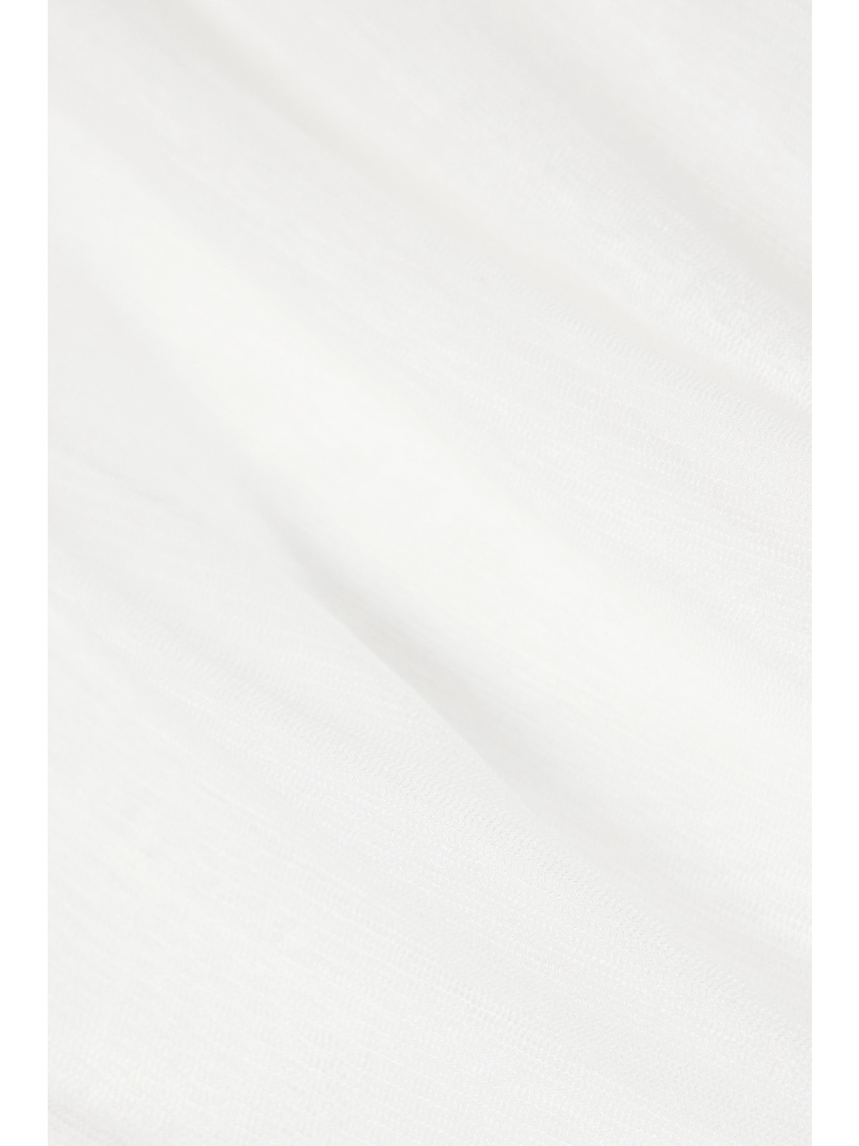 Christopher Esber Off-the-shoulder Gathered Silk-tulle Top In White
