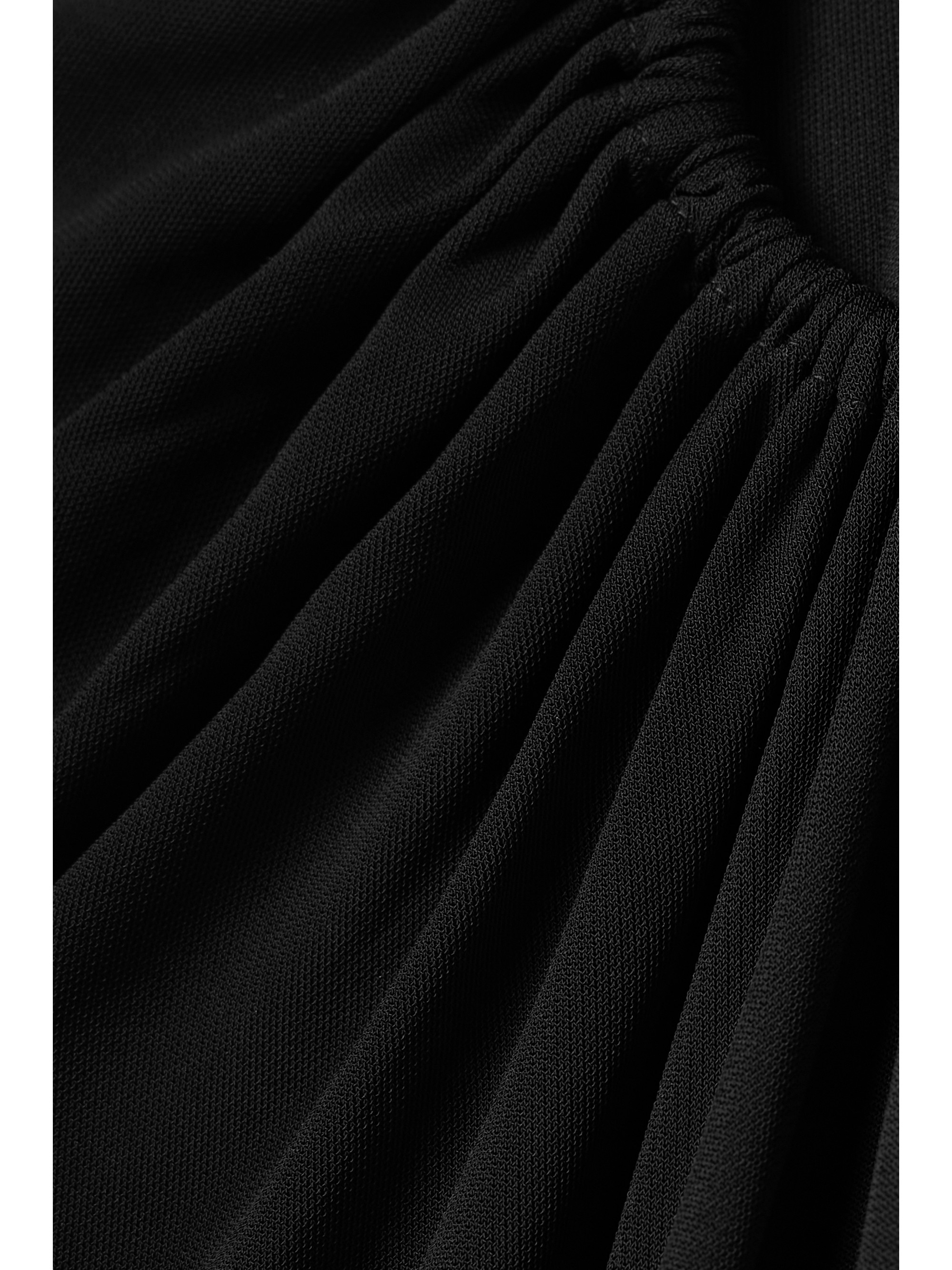 Christopher Esber Arced Palm strapless gathered jersey maxi dress