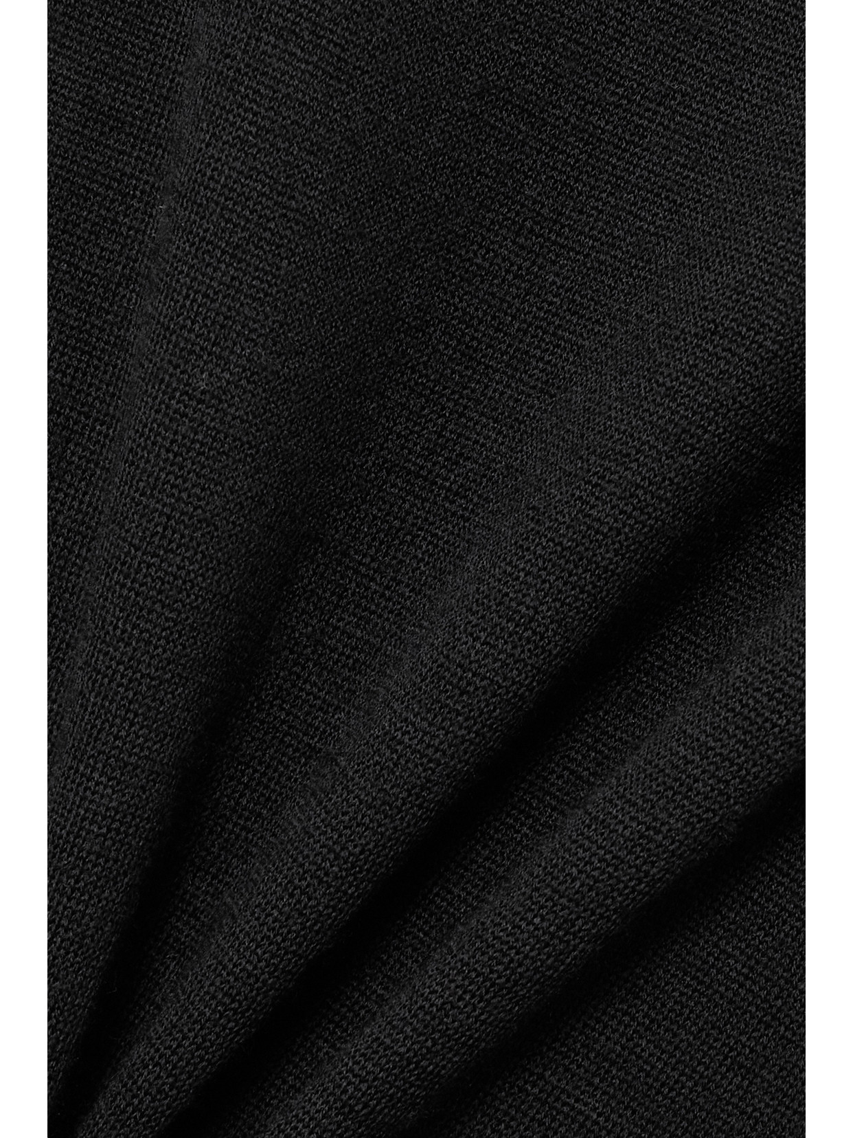 Christopher Esber Radial Wave One-shoulder Wool Maxi Dress In Black