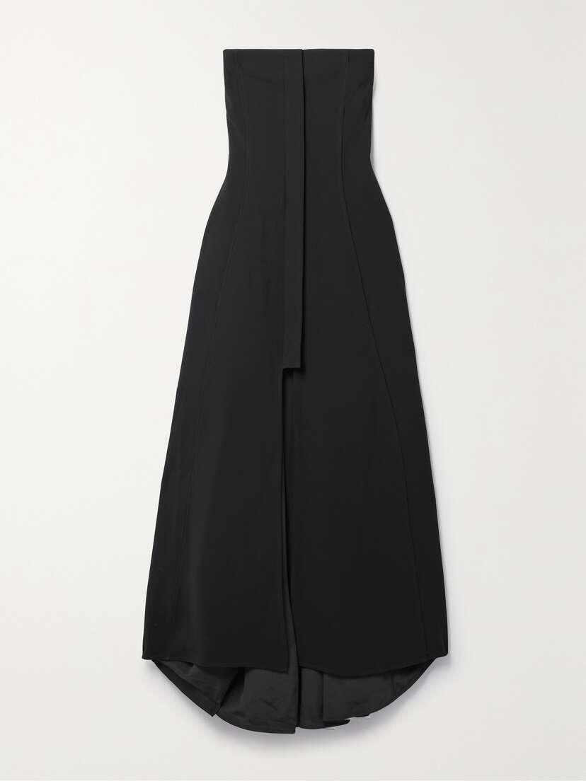 Proenza Schouler Strapless Crepe Midi Dress