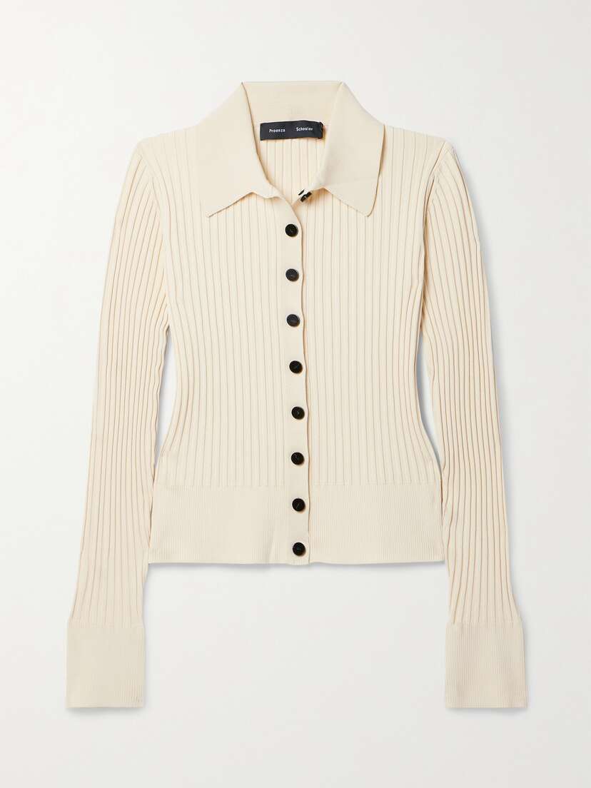 Proenza Schouler Ribbed-knit Cardigan