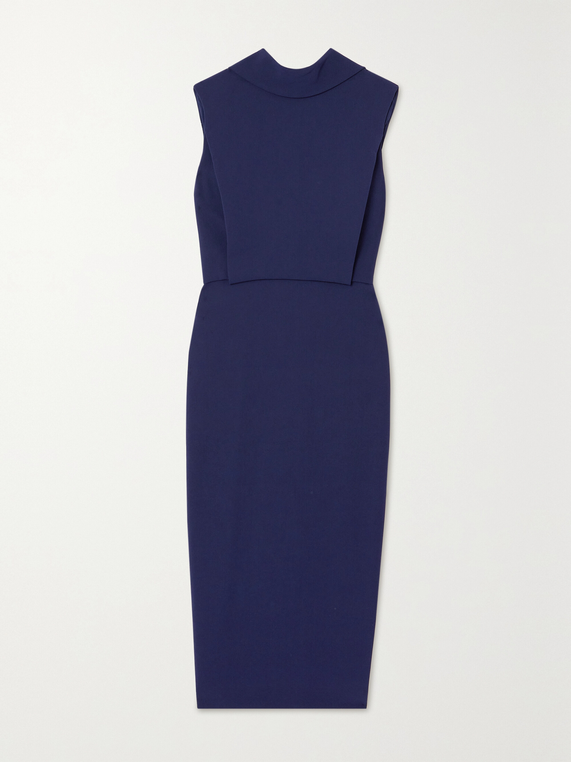 Roland Mouret Draped cady midi dress thumbnail