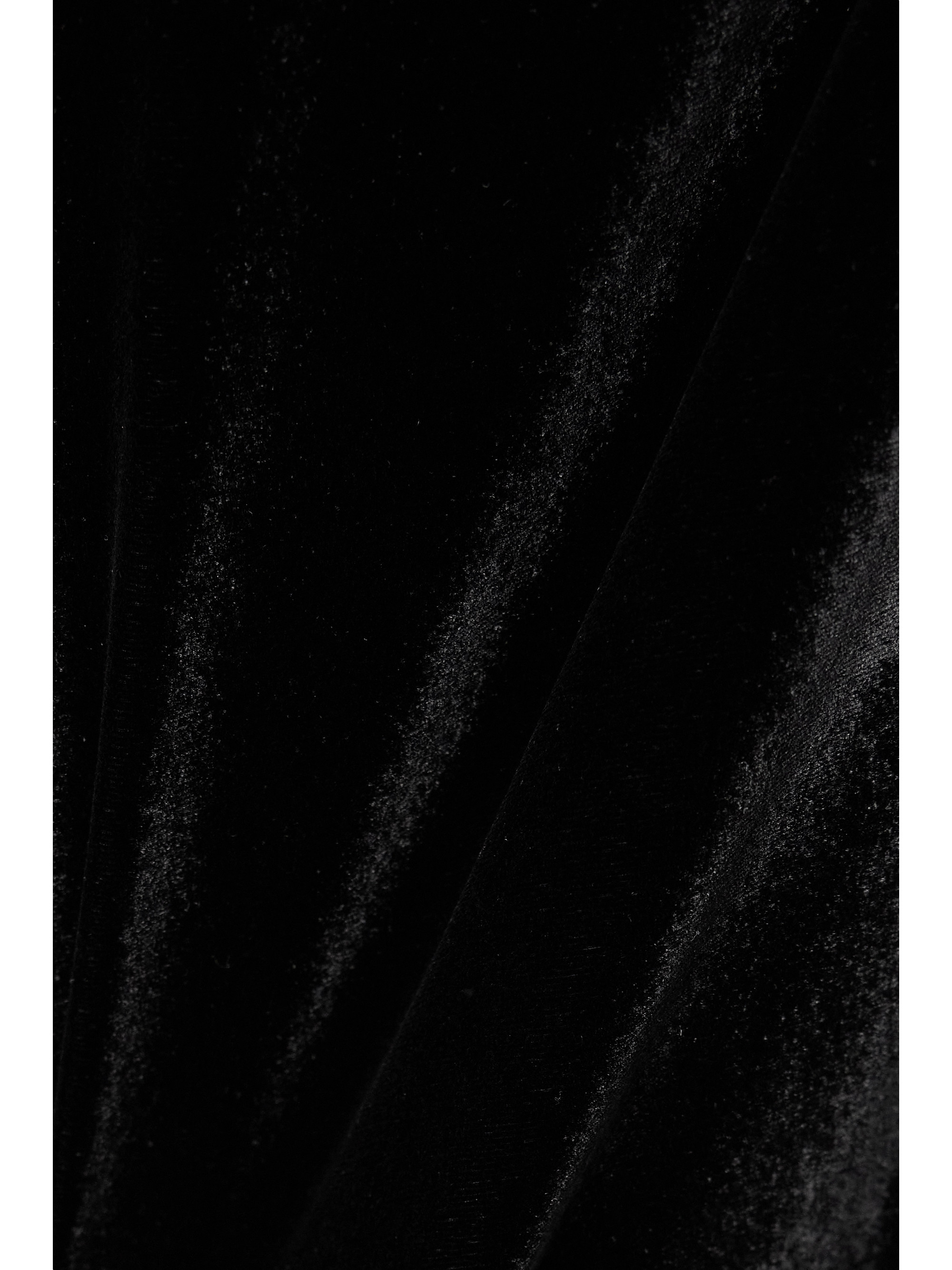 Roland Mouret Strapless velvet peplum gown