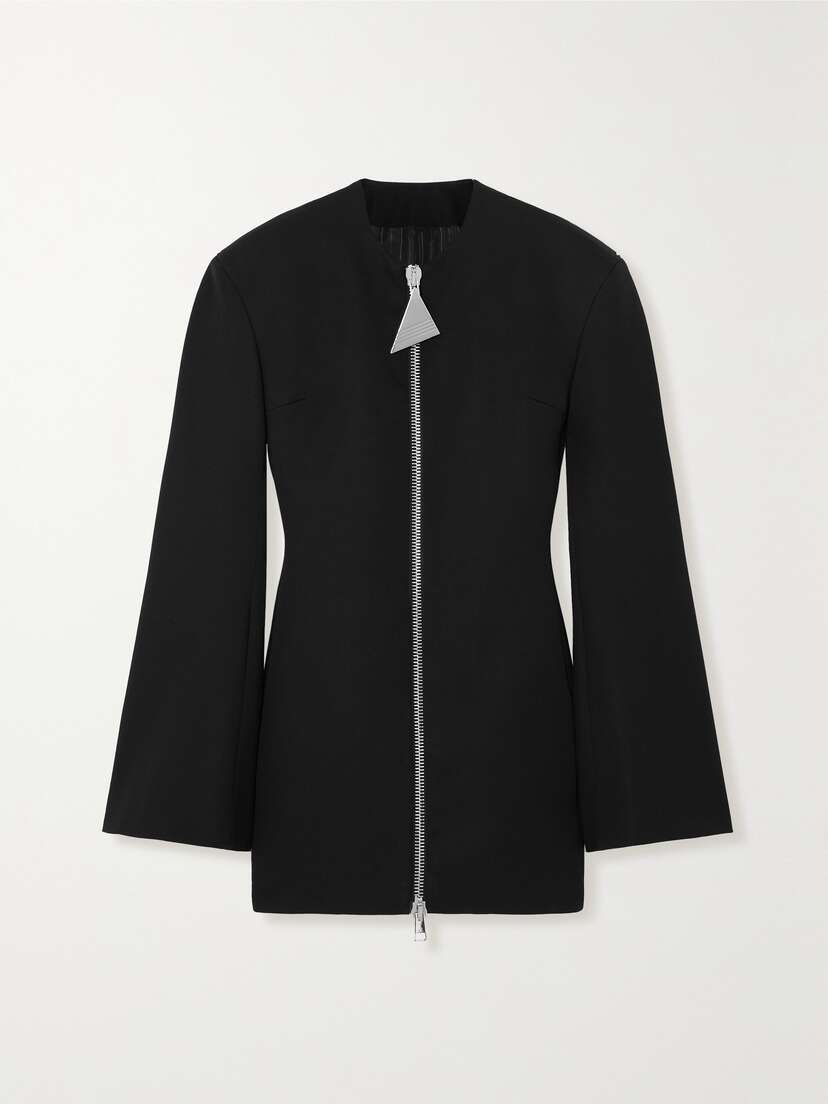 The Attico Wool-twill Mini Dress