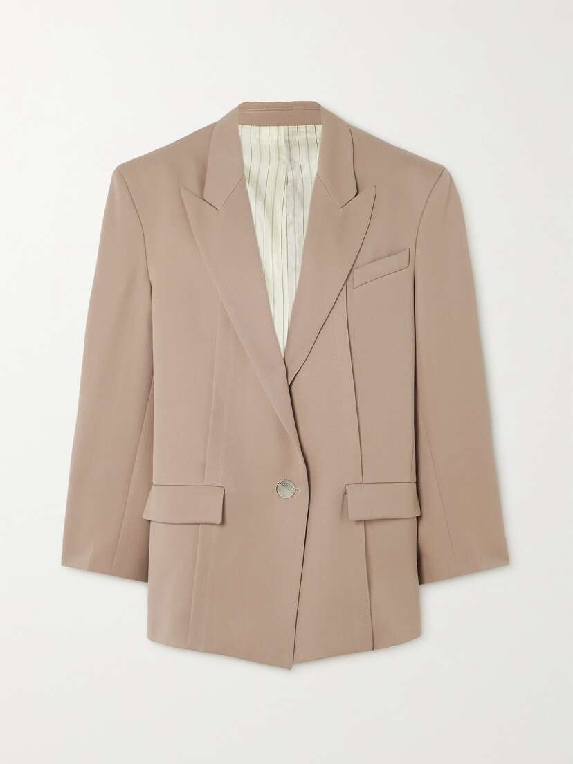 The Attico Glen Oversized Wool-twill Blazer
