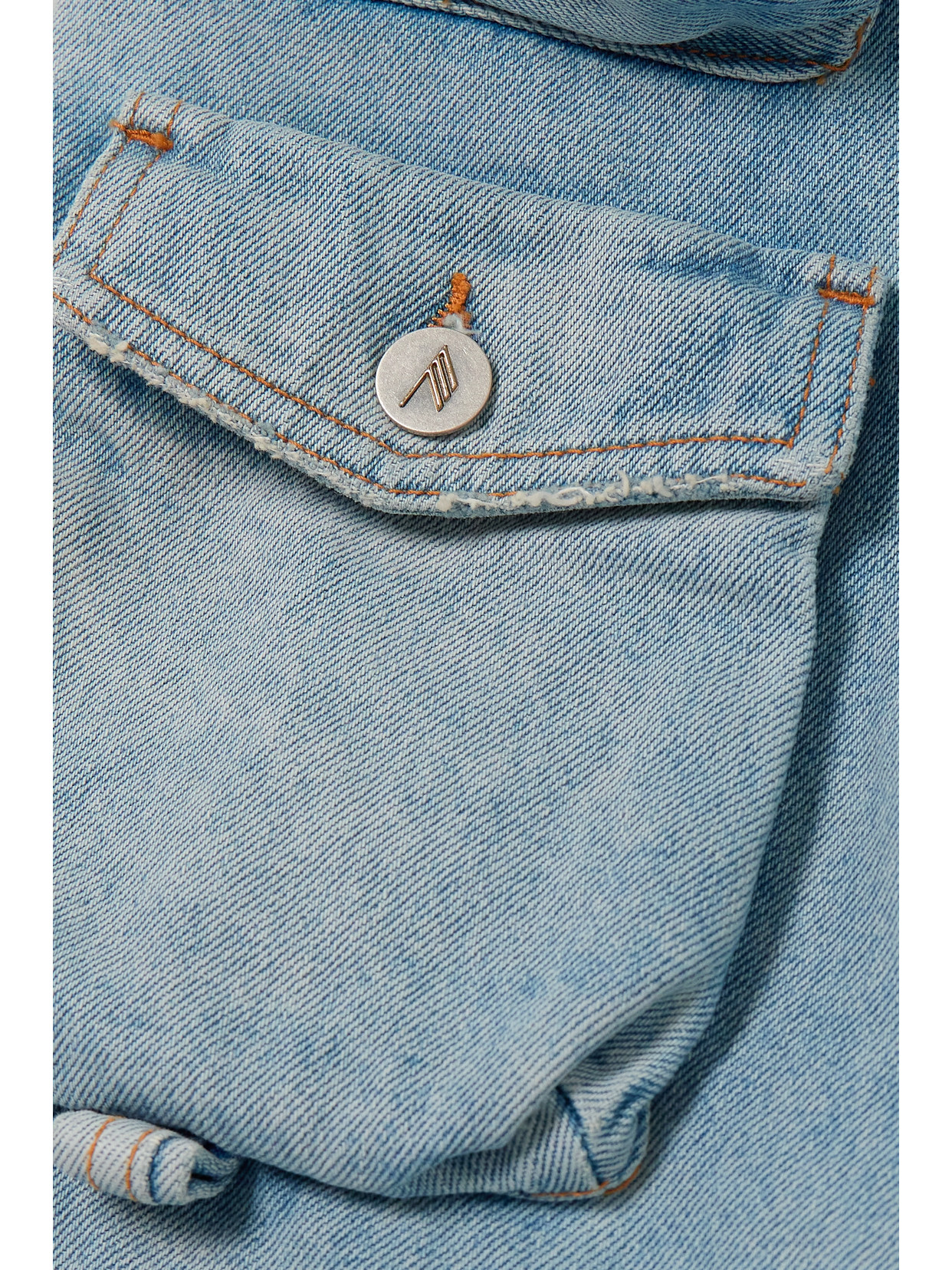 ATTICO DENIM MIDI SKIRT