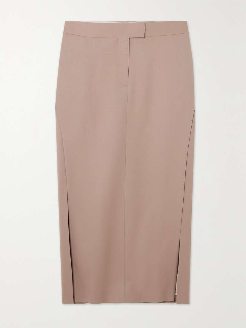 The Attico Wool Midi Skirt