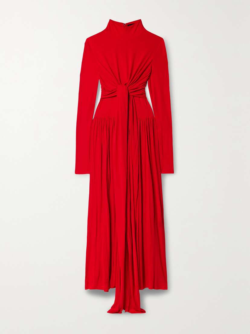 Proenza Schouler Wrap-effect Jersey Maxi Dress