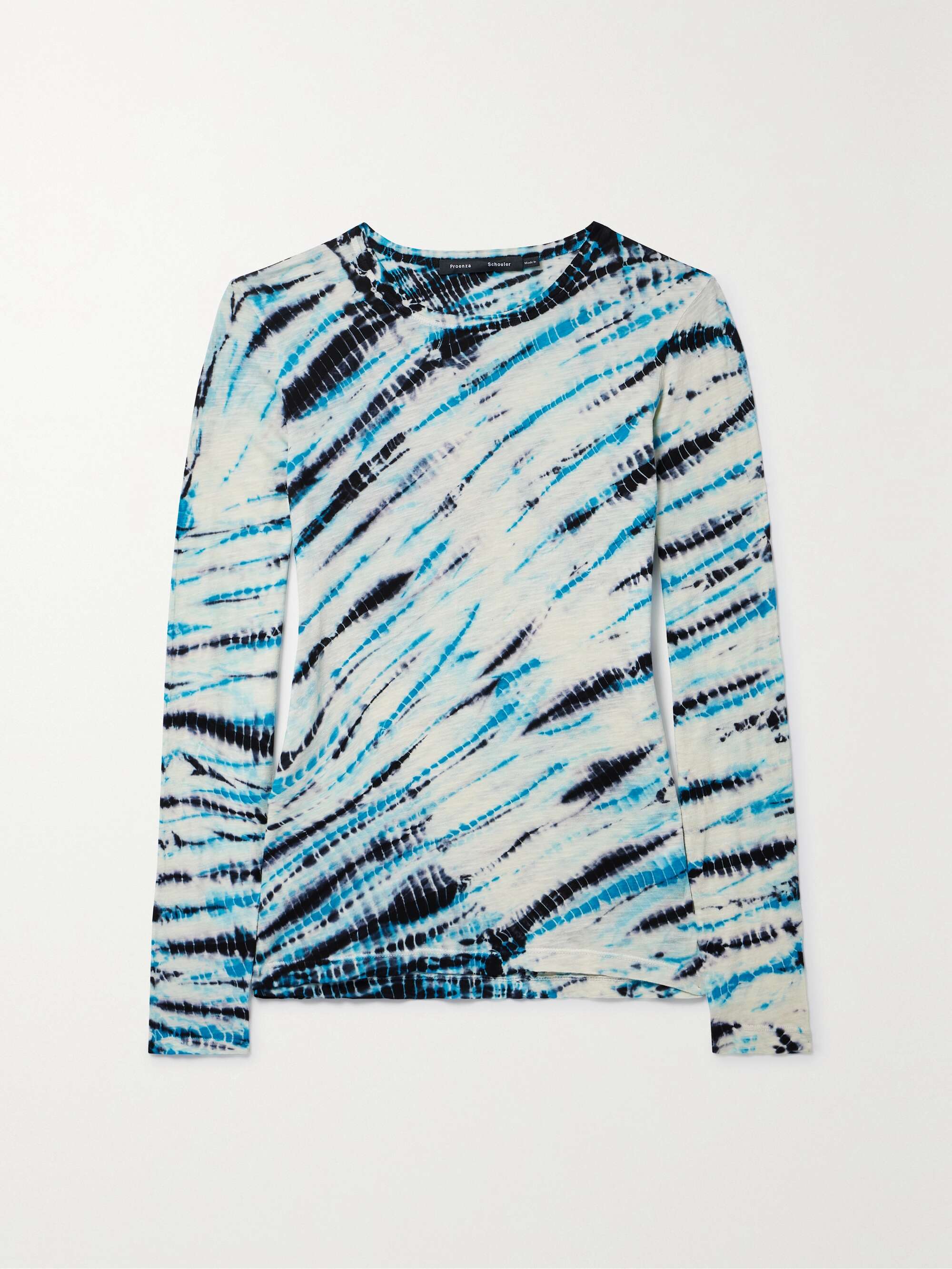 PROENZA SCHOULER Tie-dyed cotton-jersey T-shirt | NET-A-PORTER