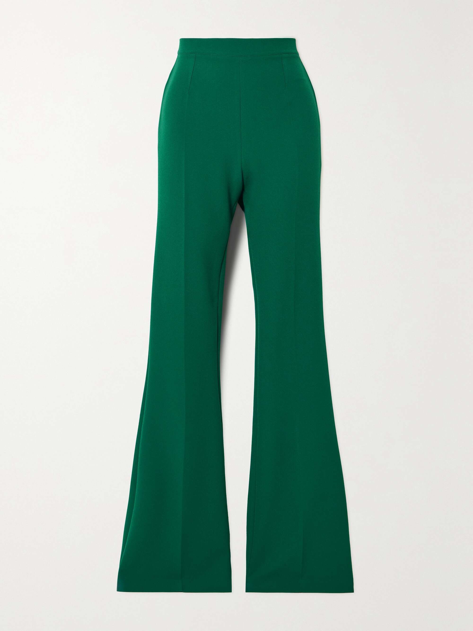 SAFIYAA Alexa stretch-crepe flared pants | NET-A-PORTER