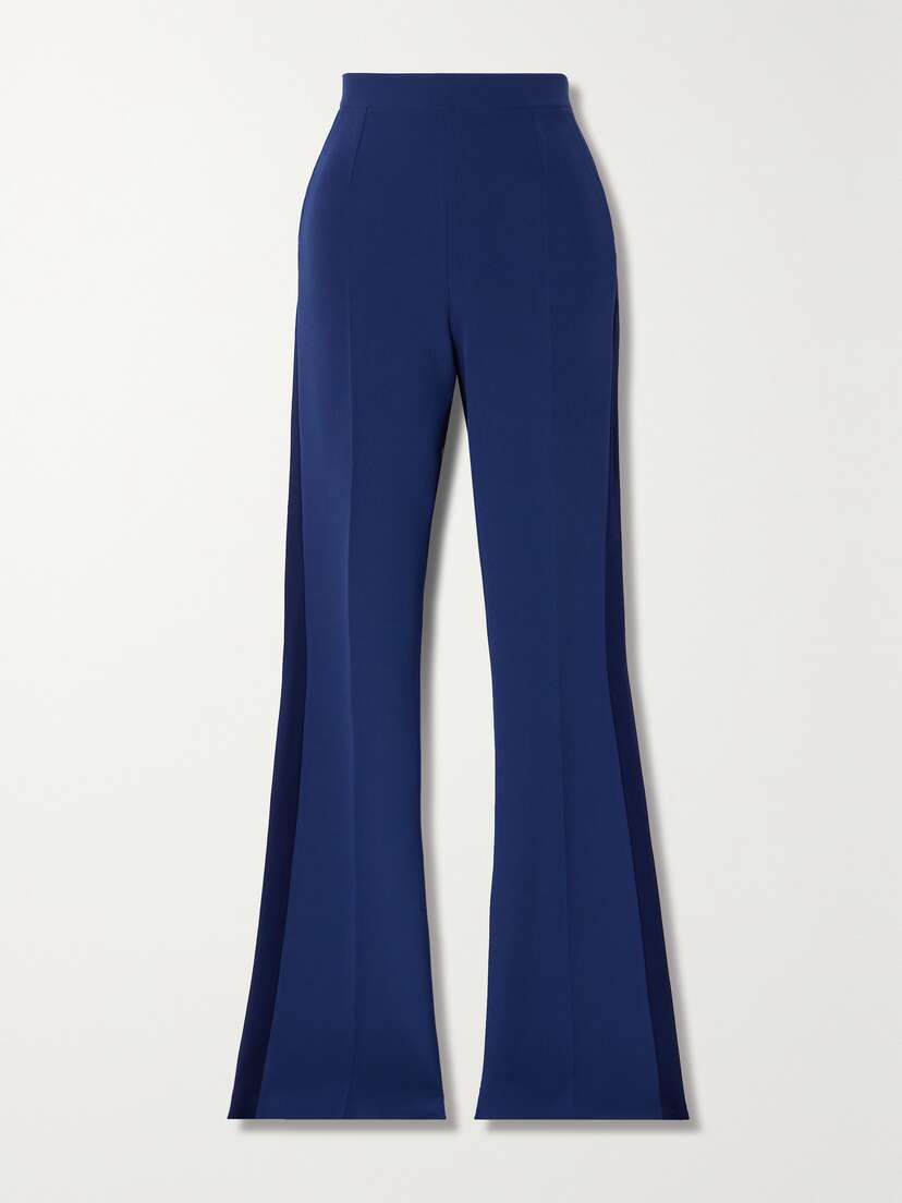 Safiyaa Alexa Stretch-crepe Bootcut Pants