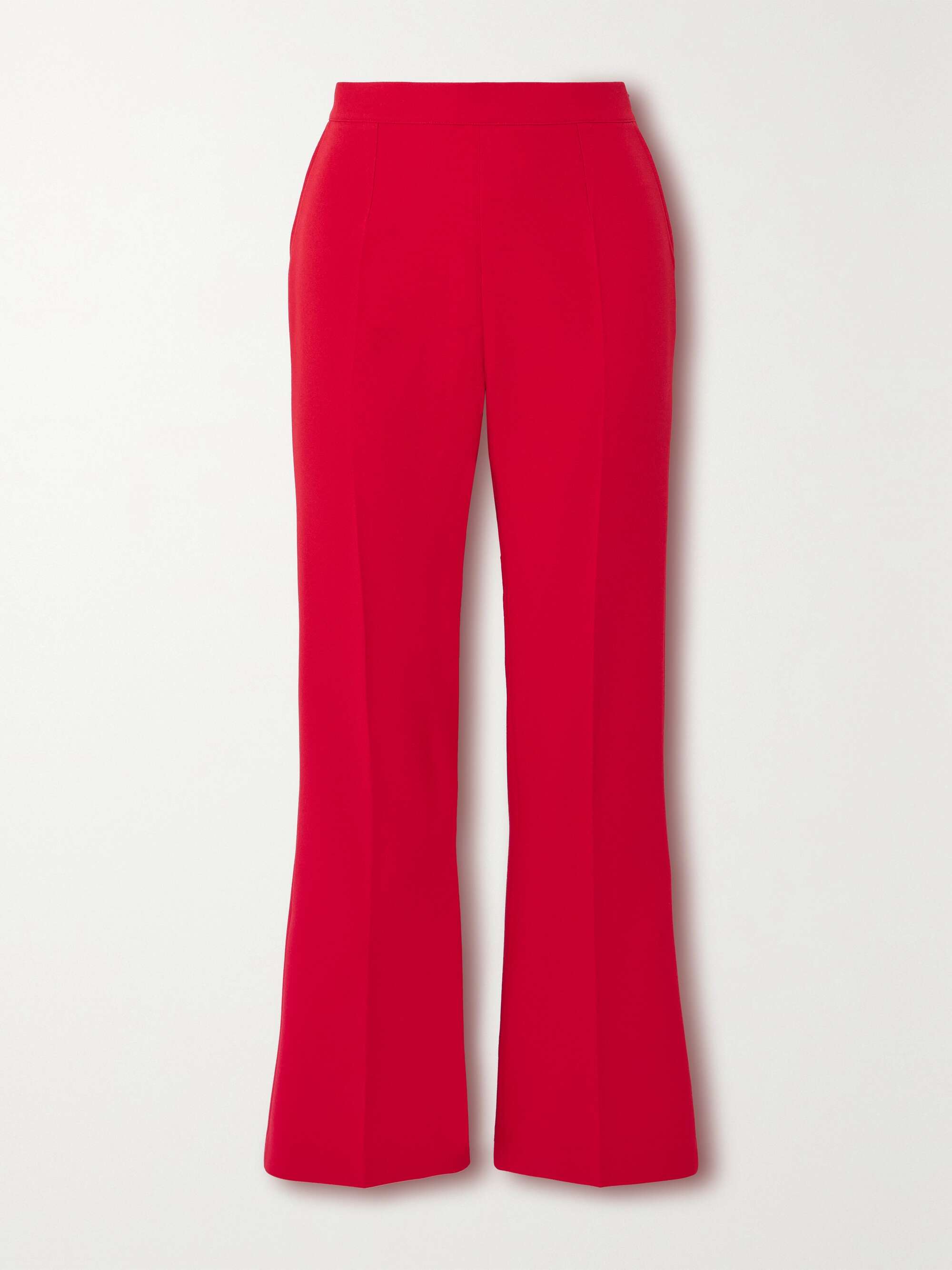 Pleated hotsell flare trousers