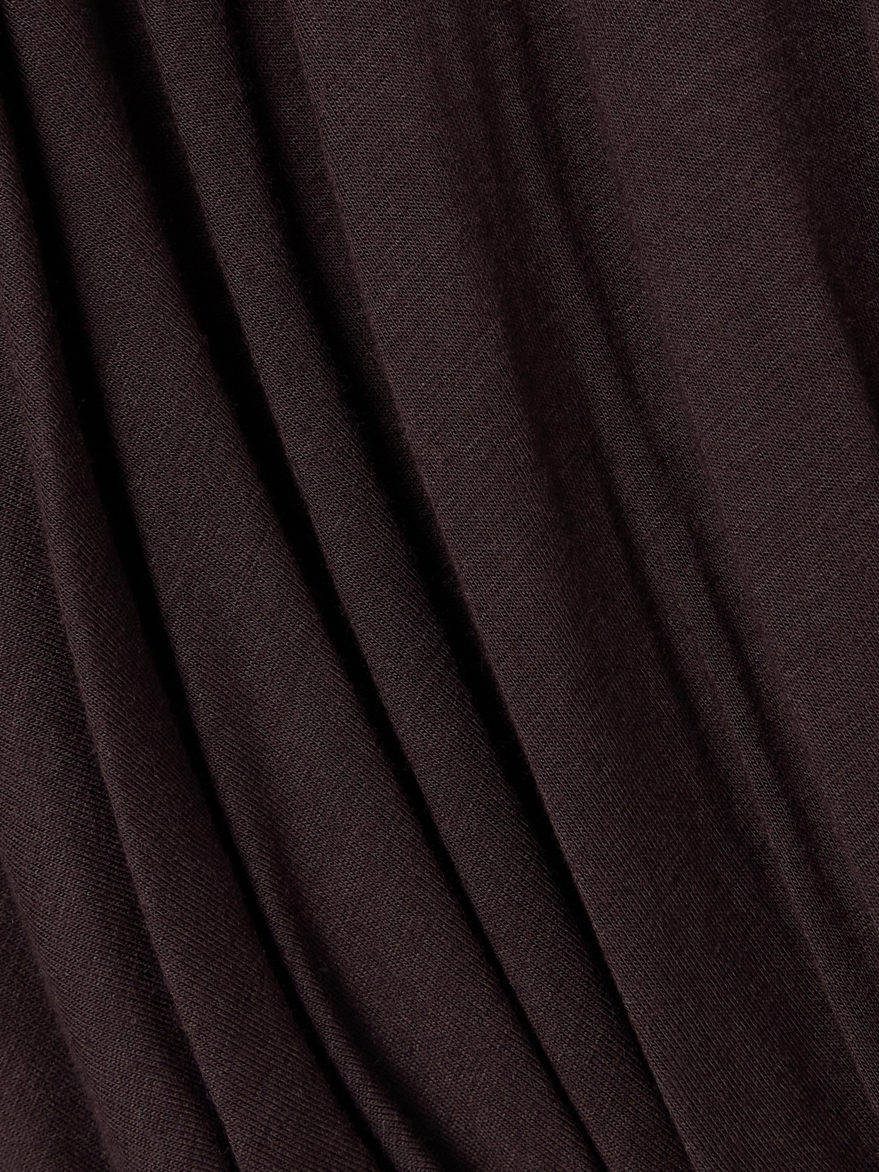 Sergio Hudson Stretch-bamboo Viscose Jersey And Tulle Bodysuit In Brown