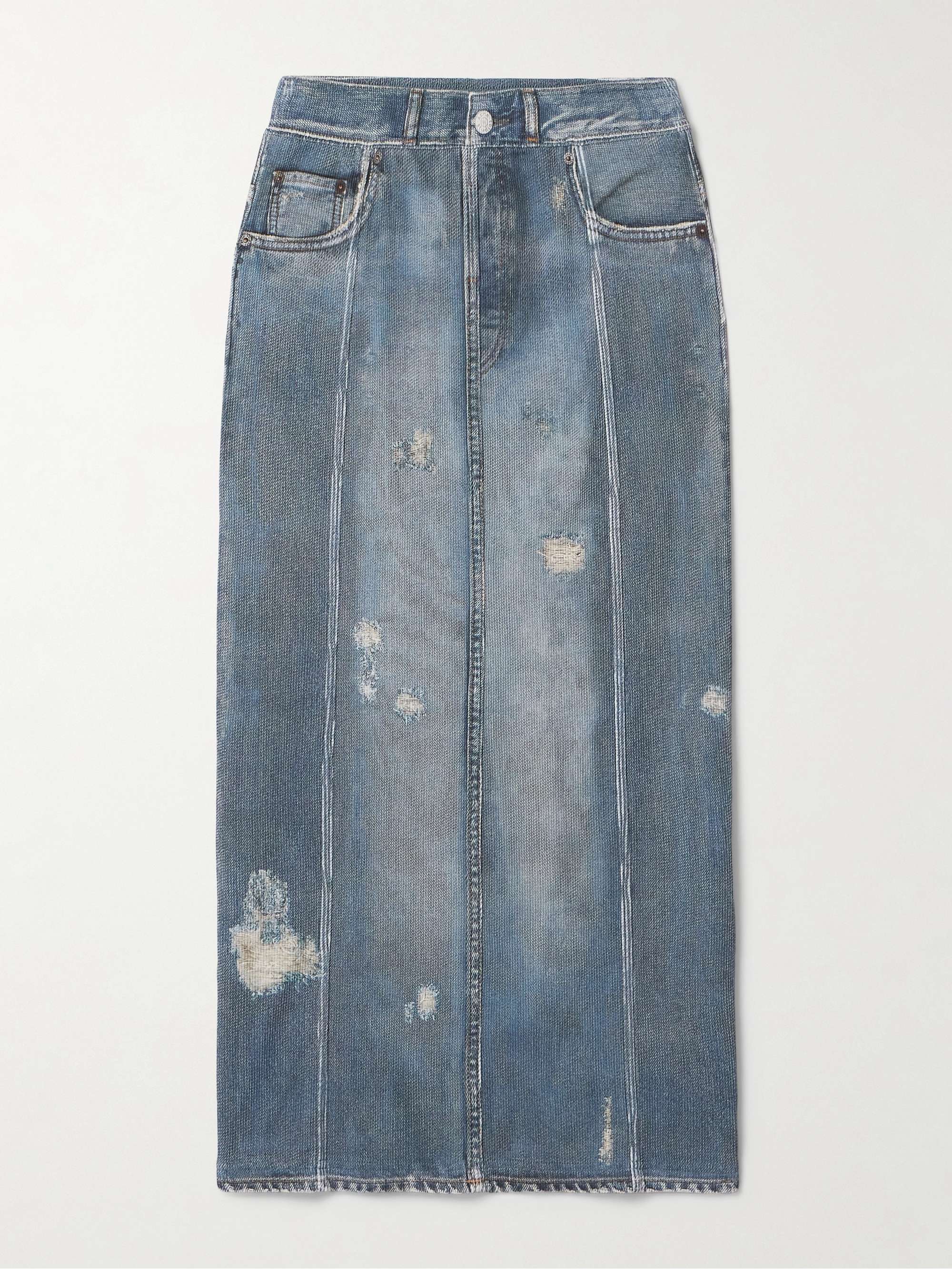 Acne studios denim best sale skirt
