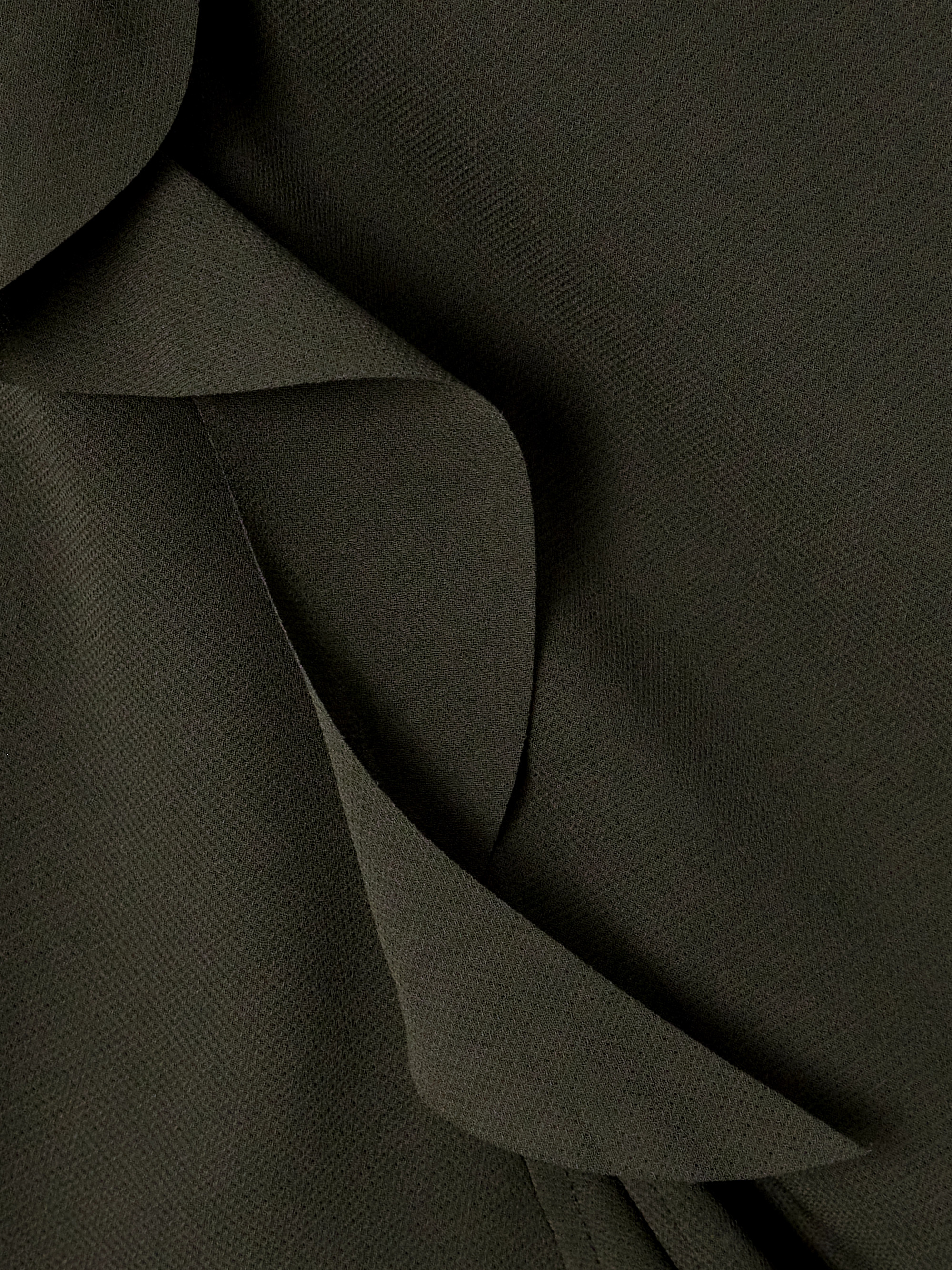 Acne Studios Open-back asymmetric draped ruffled crepe dress thumbnail