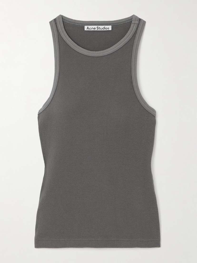 Acne Studios Waffle-knit Cotton Tank