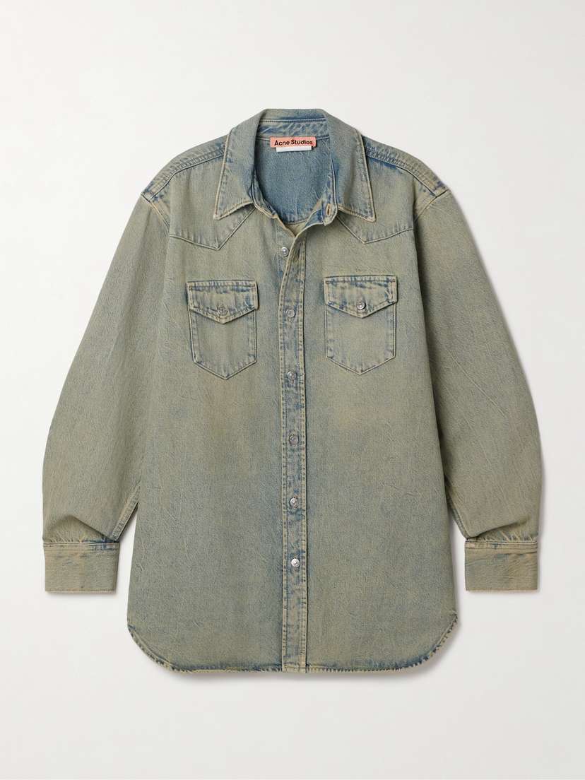 Acne Studios Distressed Denim Shirt