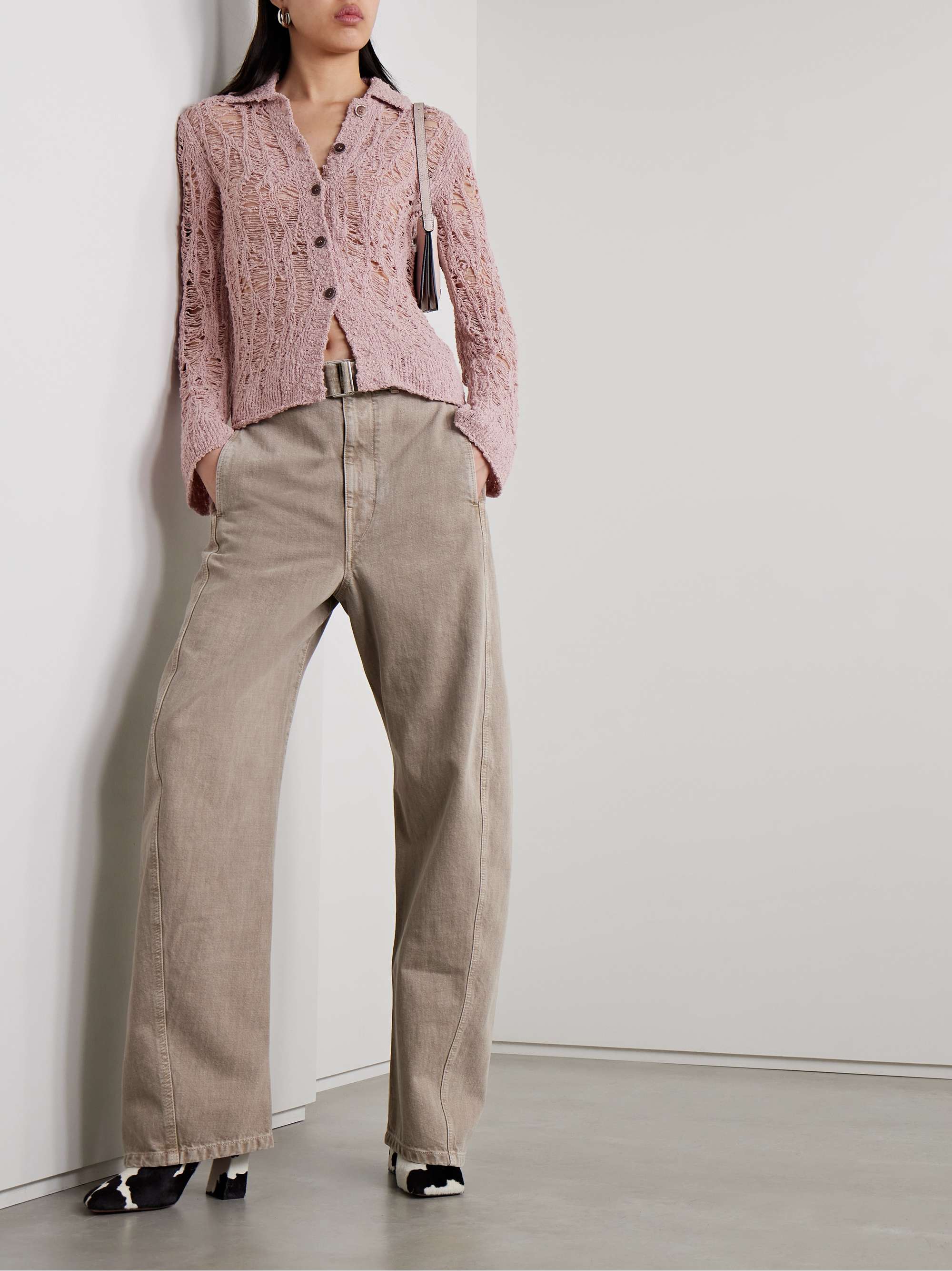 アクネ acne シャツ カーディガン ブラウス 美品 秋冬 トップス