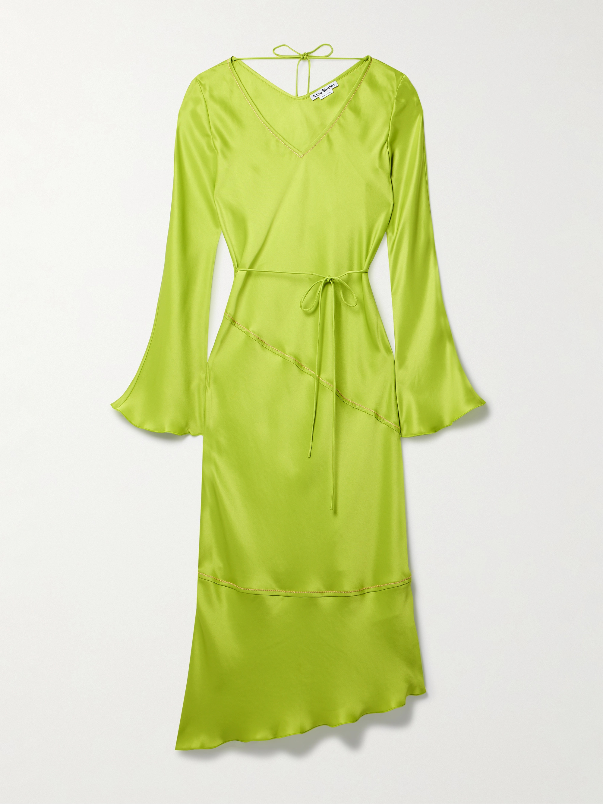 Acne Studios Satin midi dress