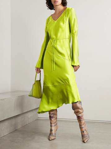 Acne Studios Satin midi dress