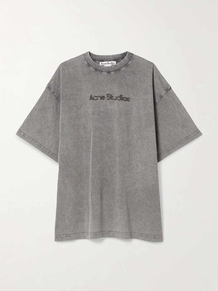Acne Studios Oversized Printed Cotton-jersey T-shirt