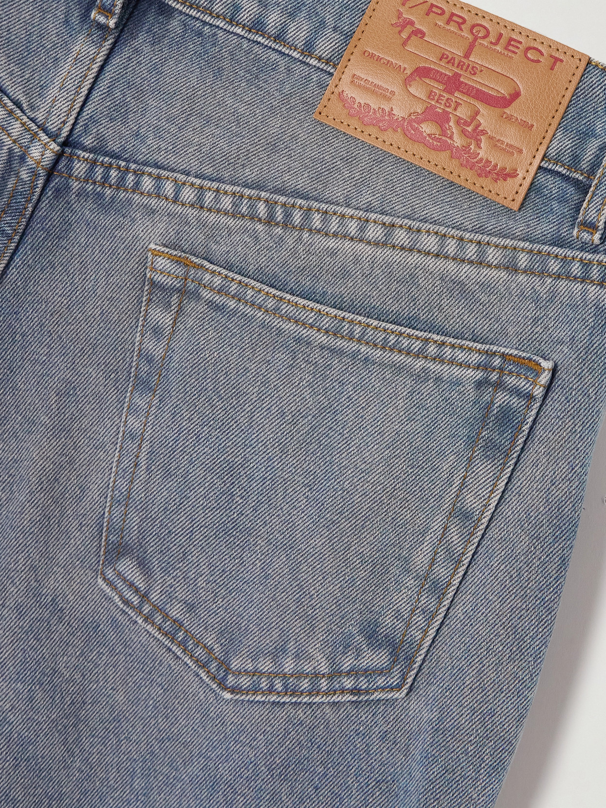 Y/Project - Convertible Low-Rise Straight-Leg Jeans