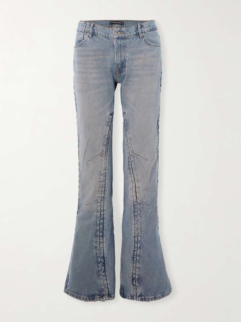Y/Project Convertible Low-rise Straight-leg Jeans