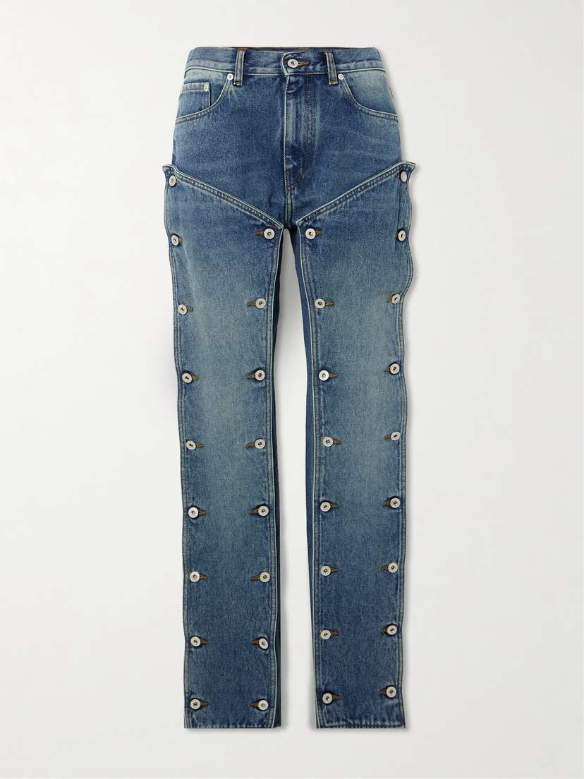 Y/Project Evergreen Convertible High-rise Straight-leg Organic Jeans
