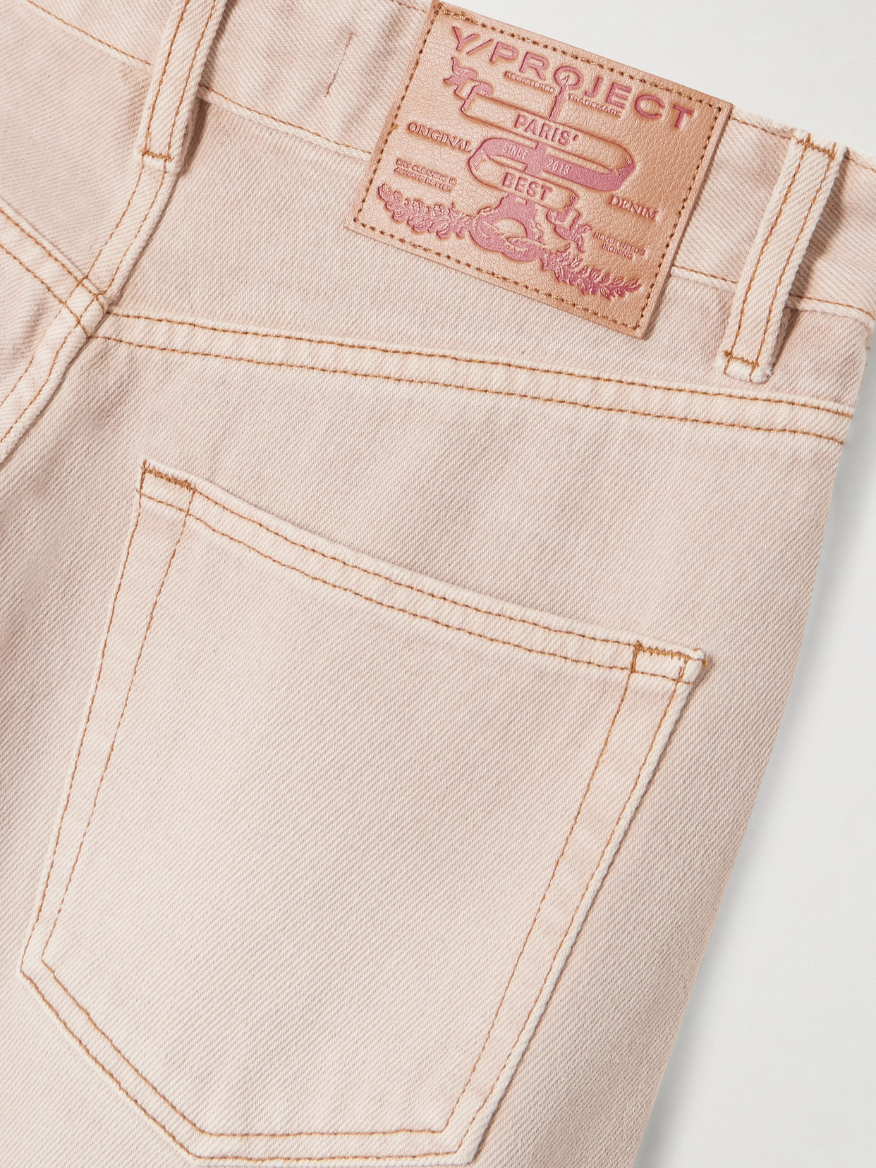 Y/Project - Gathered Mid-Rise Wide- Leg