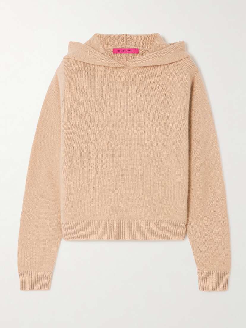 The Elder Statesman Cropped Cashmere Hoodie