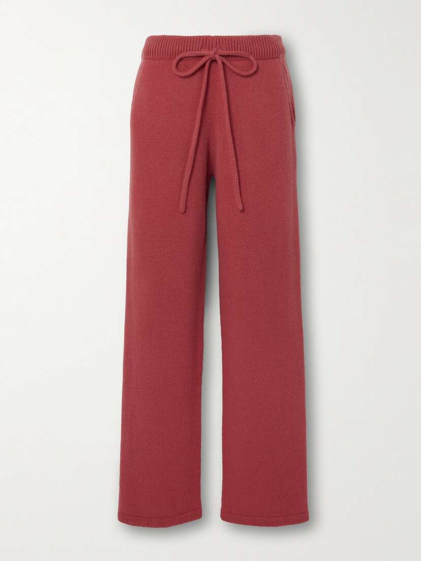 The Elder Statesman Cashmere Track Pants