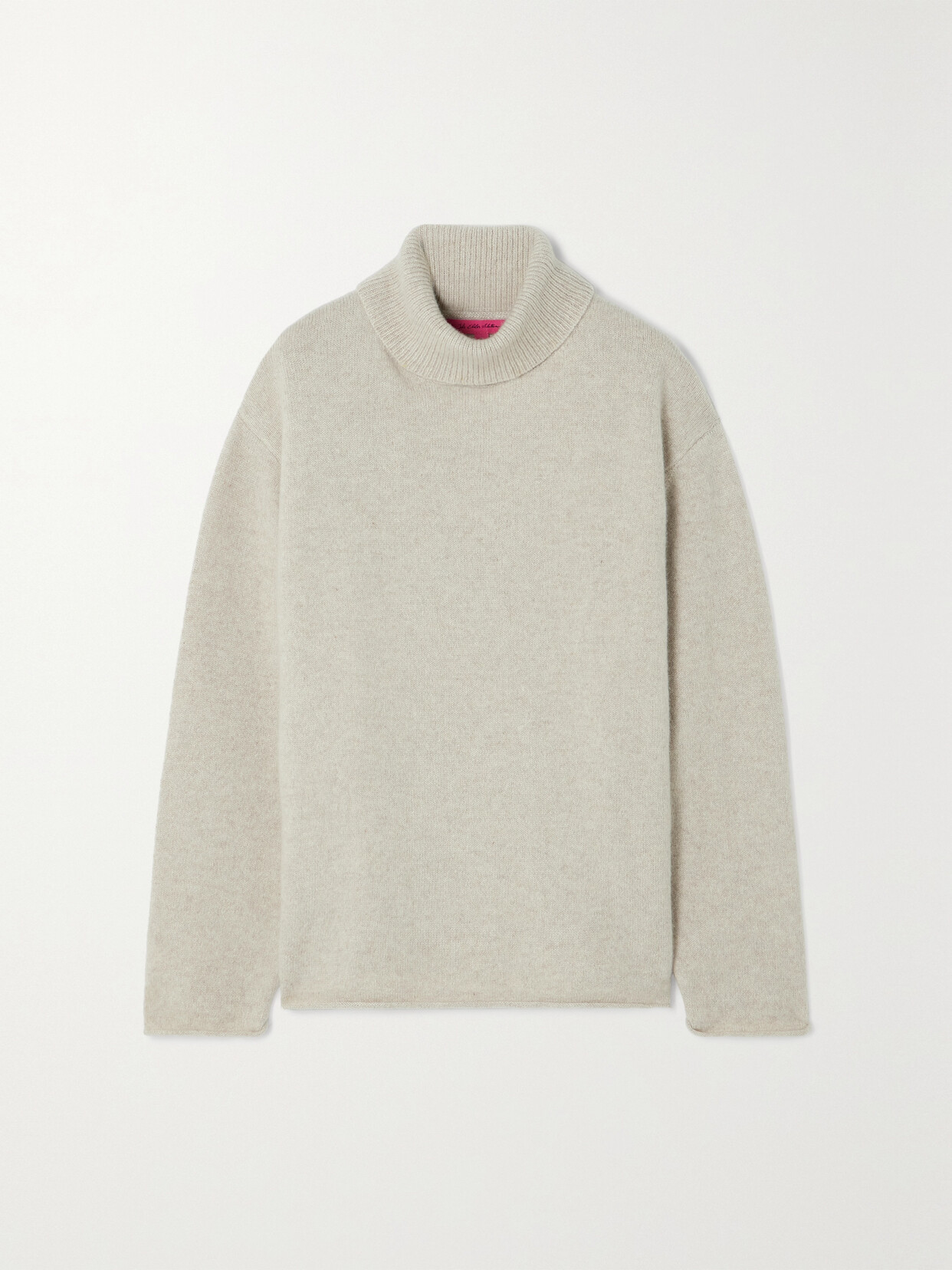 The Elder Statesman Cashmere Turtleneck Jumper In Neutrals