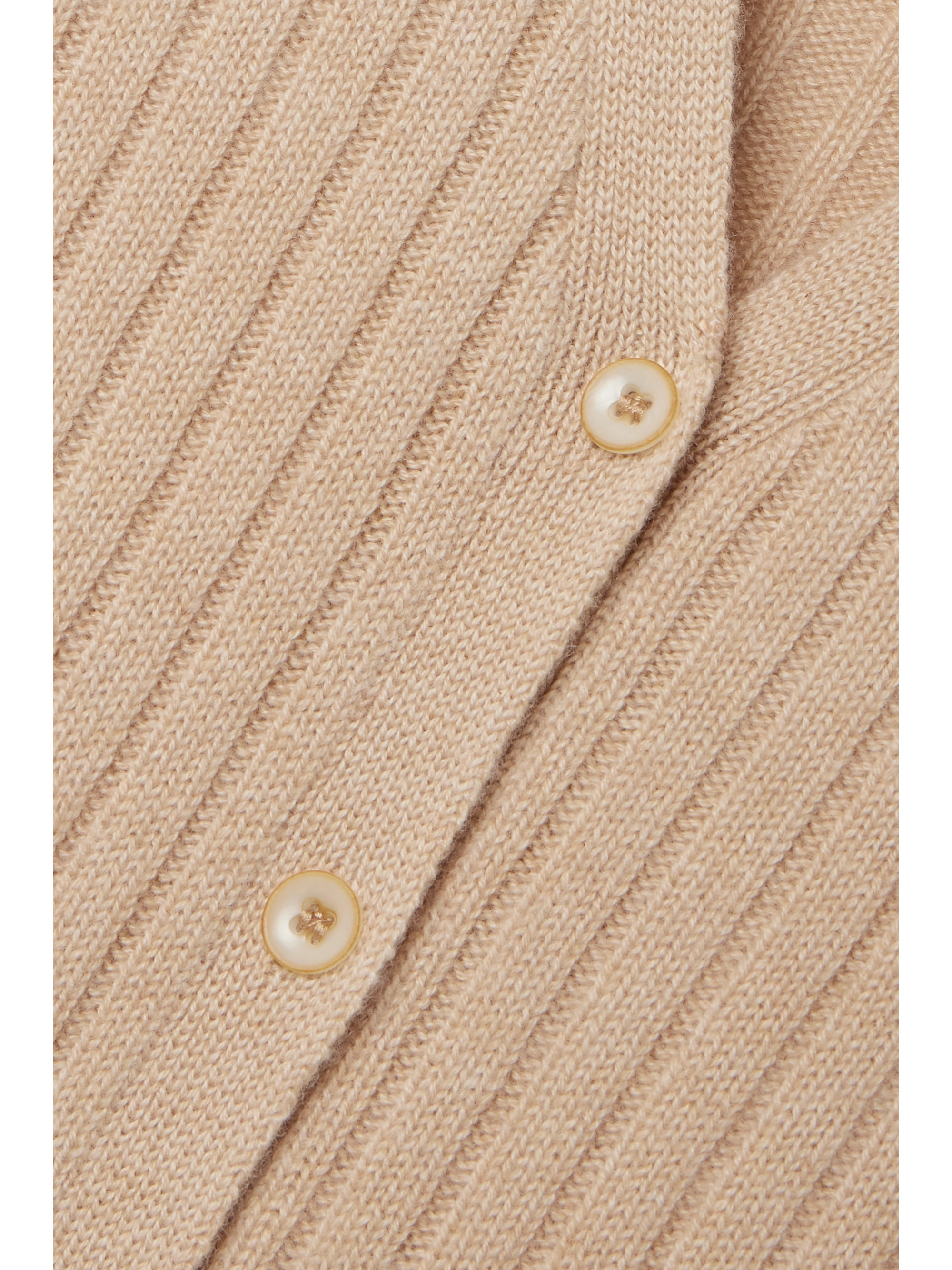 The Elder Statesman Ribbed cashmere midi dress thumbnail