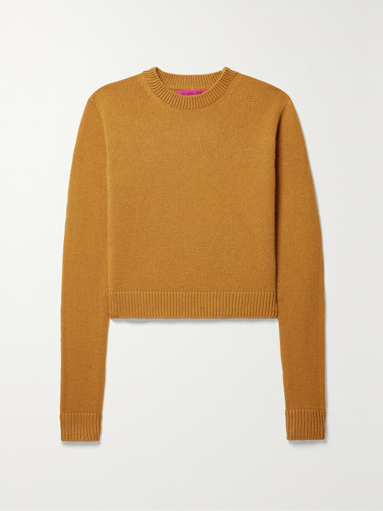 The Elder Statesman Cashmere Jumper In Orange