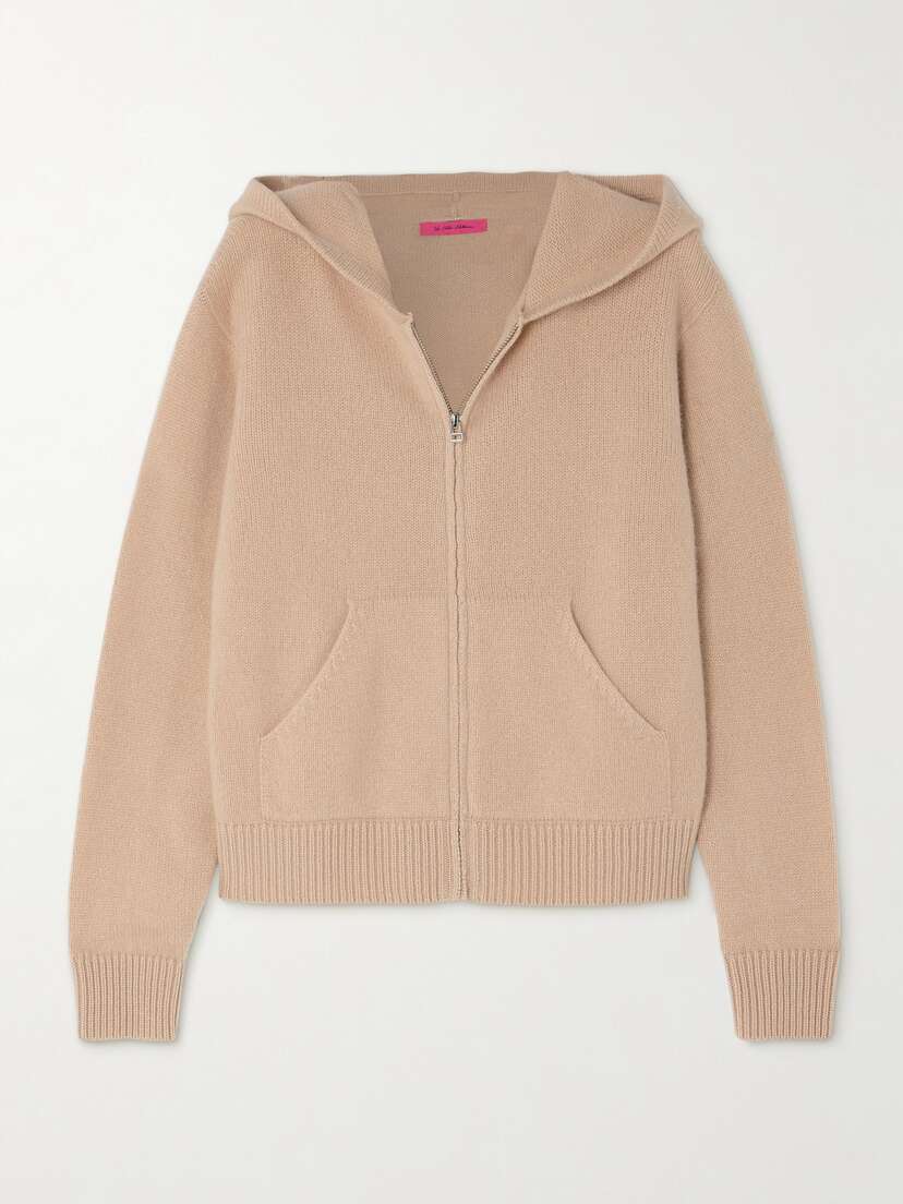 The Elder Statesman Cropped Cashmere Hoodie