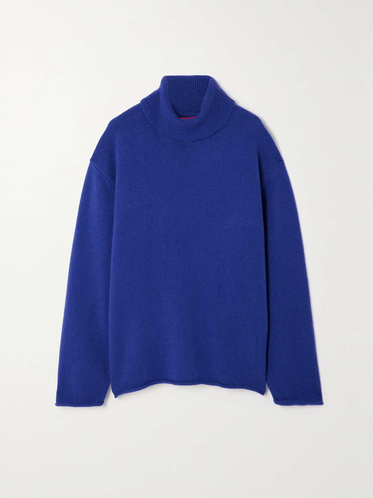 The Elder Statesman Cashmere Turtleneck Jumper In Blue