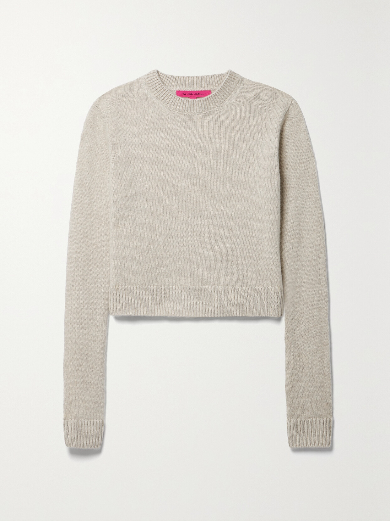 The Elder Statesman Cashmere Sweater In White