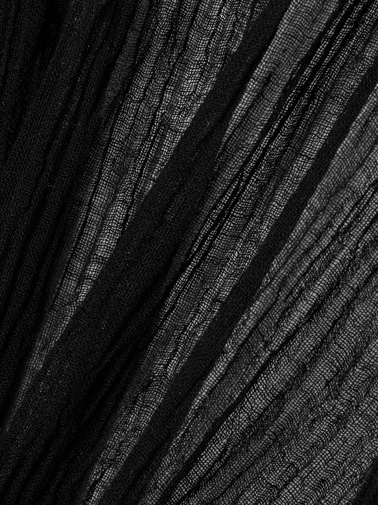 Lisa Marie Fernandez + Net Sustain Hooded Belted Linen-blend Gauze Coverup In Black