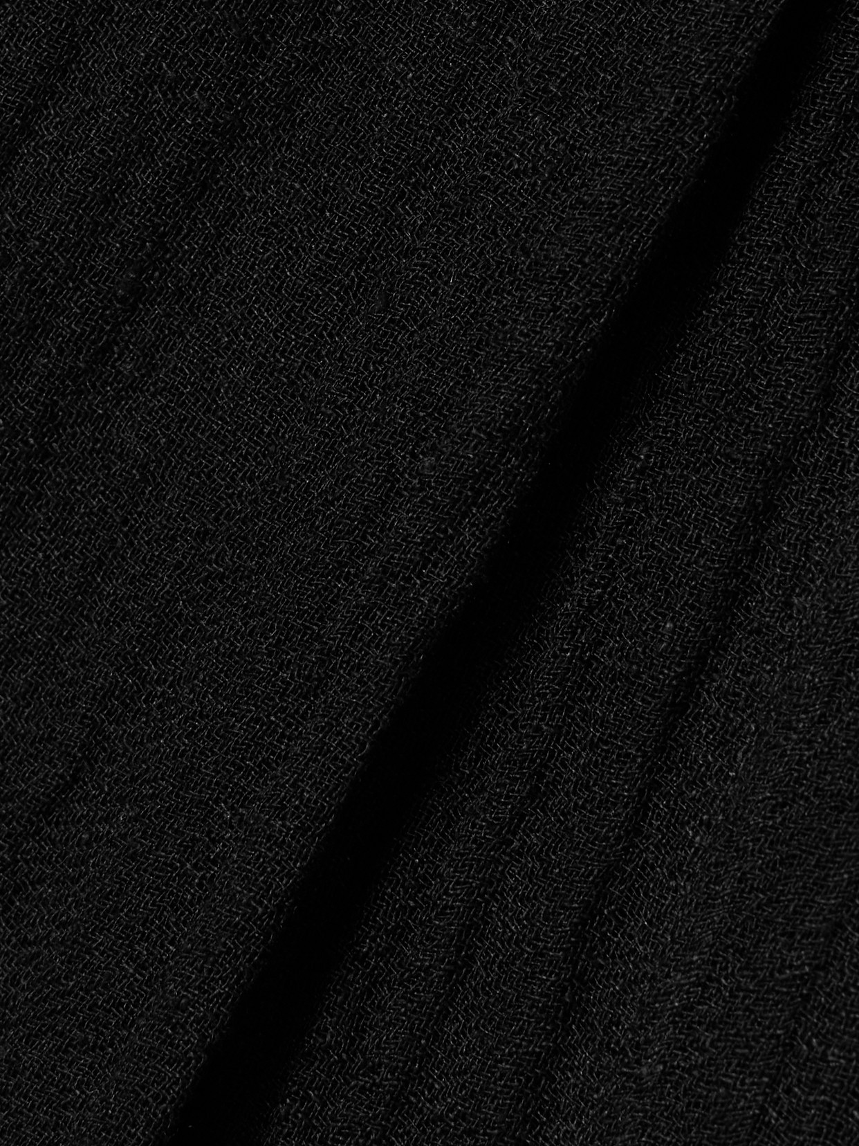 LISA MARIE FERNANDEZ + NET SUSTAIN PLEATED CRINKLED LINEN-BLEND GAUZE PAREO