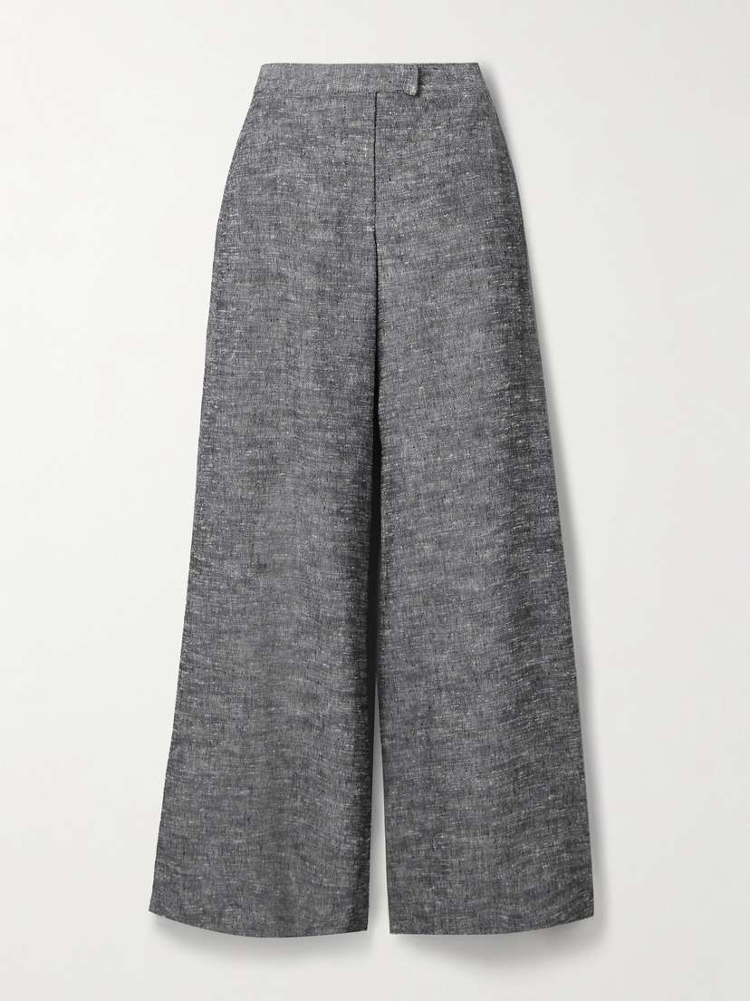 Lisa Marie Fernandez + Net Sustain Slub Woven Wide-leg Pants
