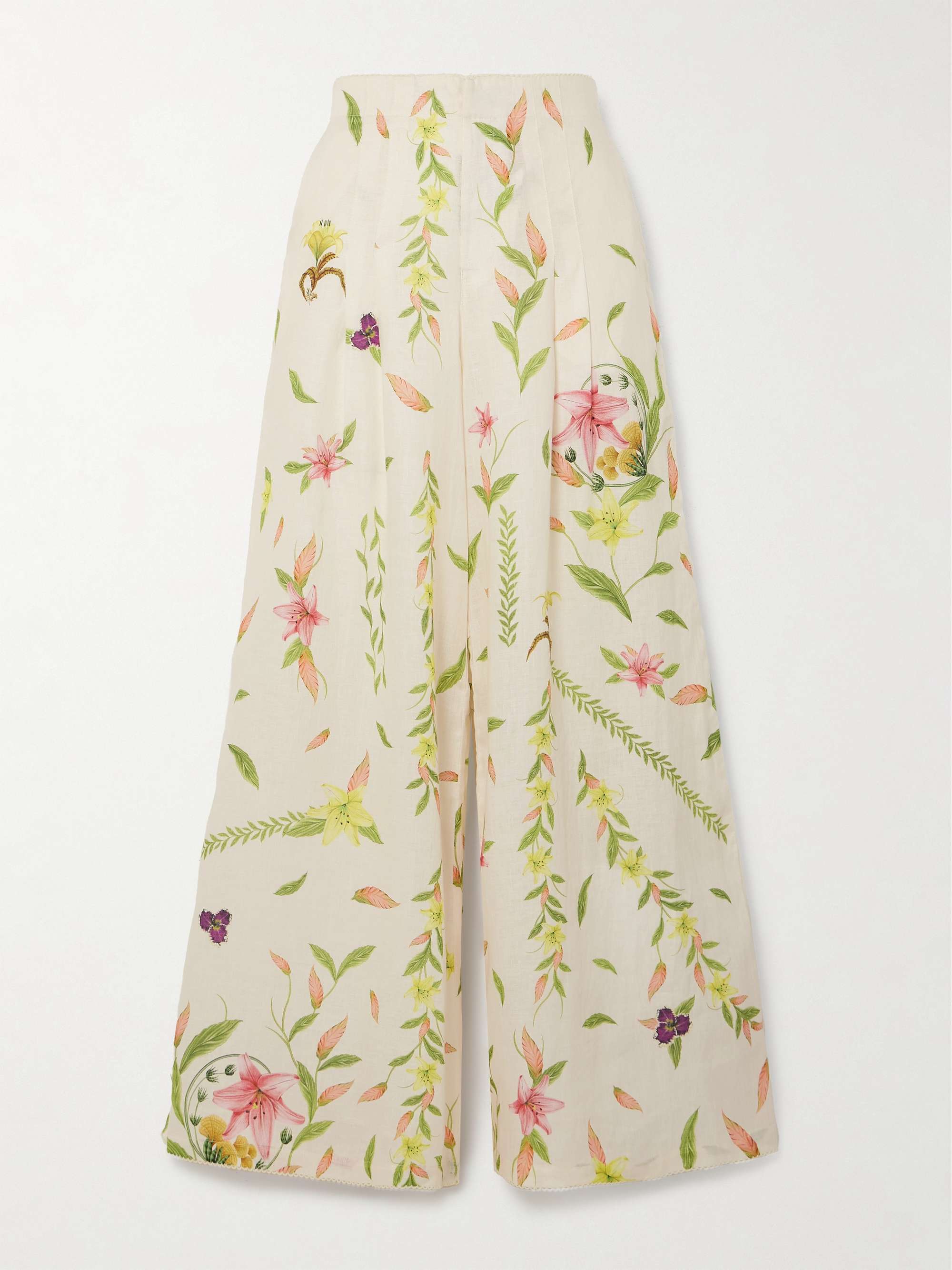 AGUA BY AGUA BENDITA + NET SUSTAIN Piñon floral-print linen