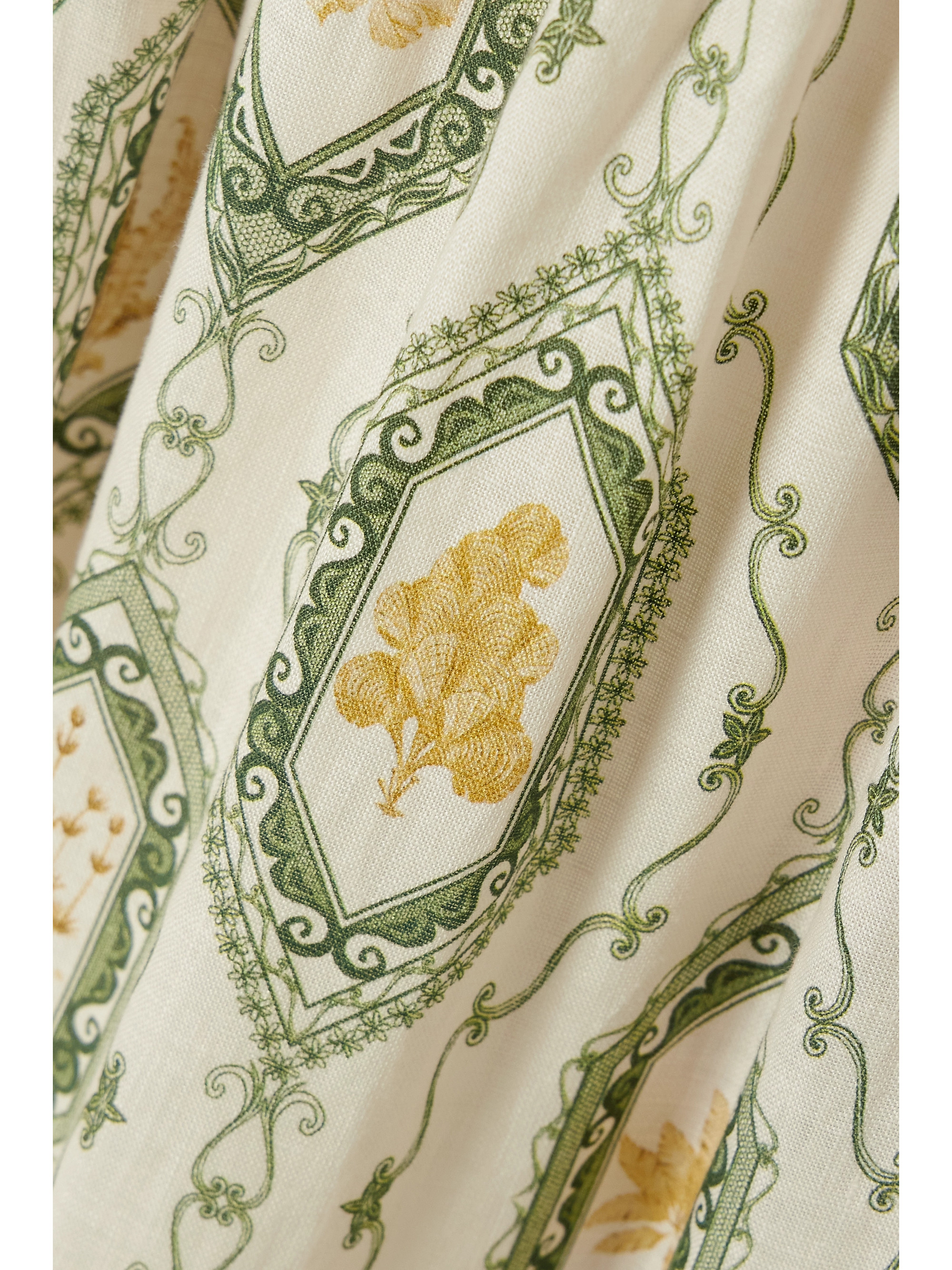 Agua by Agua Bendita + NET SUSTAIN Nuez tiered printed linen maxi dress thumbnail