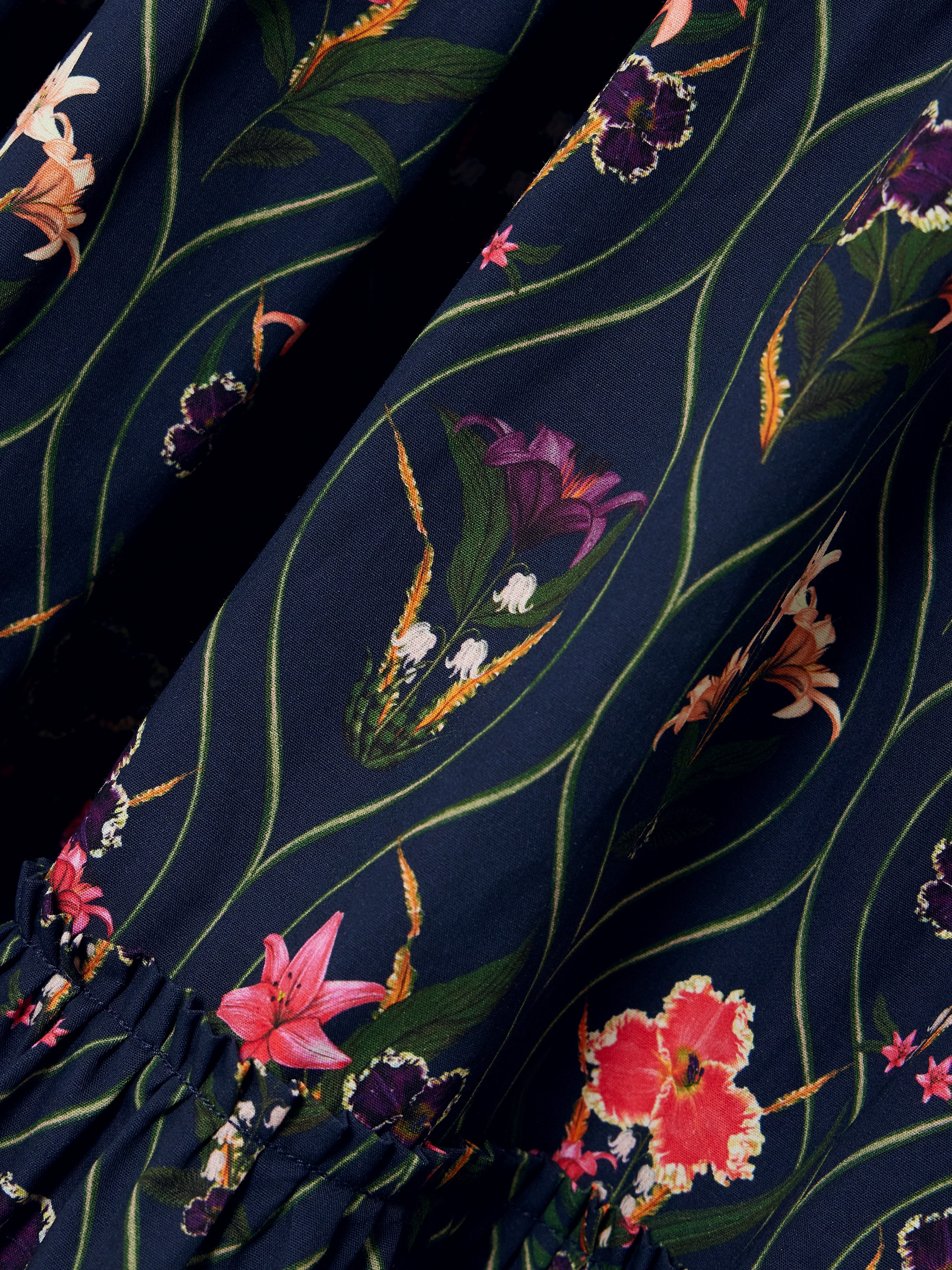 Agua by Agua Bendita + NET SUSTAIN Consuelo Pacifico embroidered floral-print cotton halterneck dress