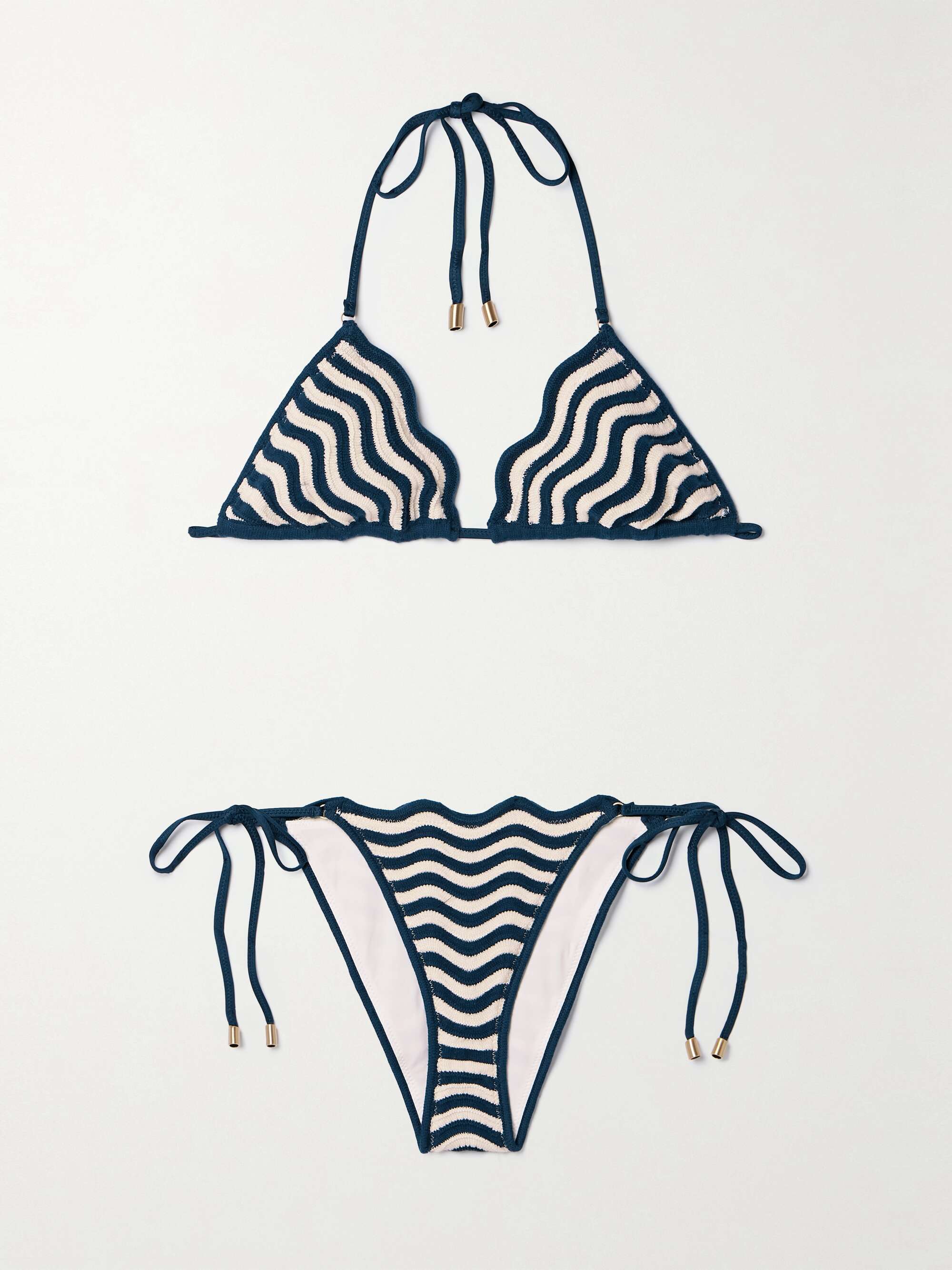 H and m hot sale triangle bikini top