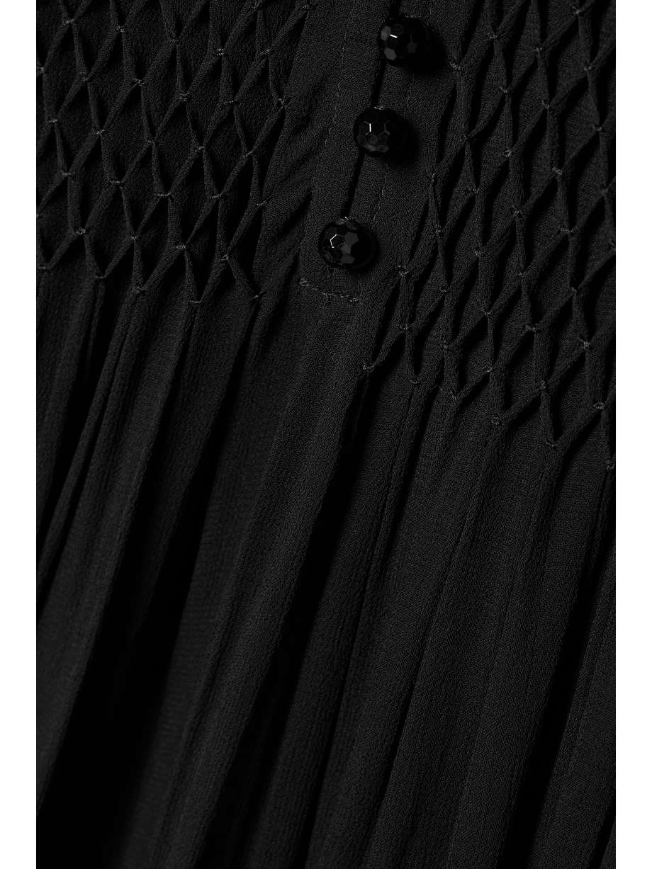 Vafa Chest smearing Sequins Chiffon maxi formal dress