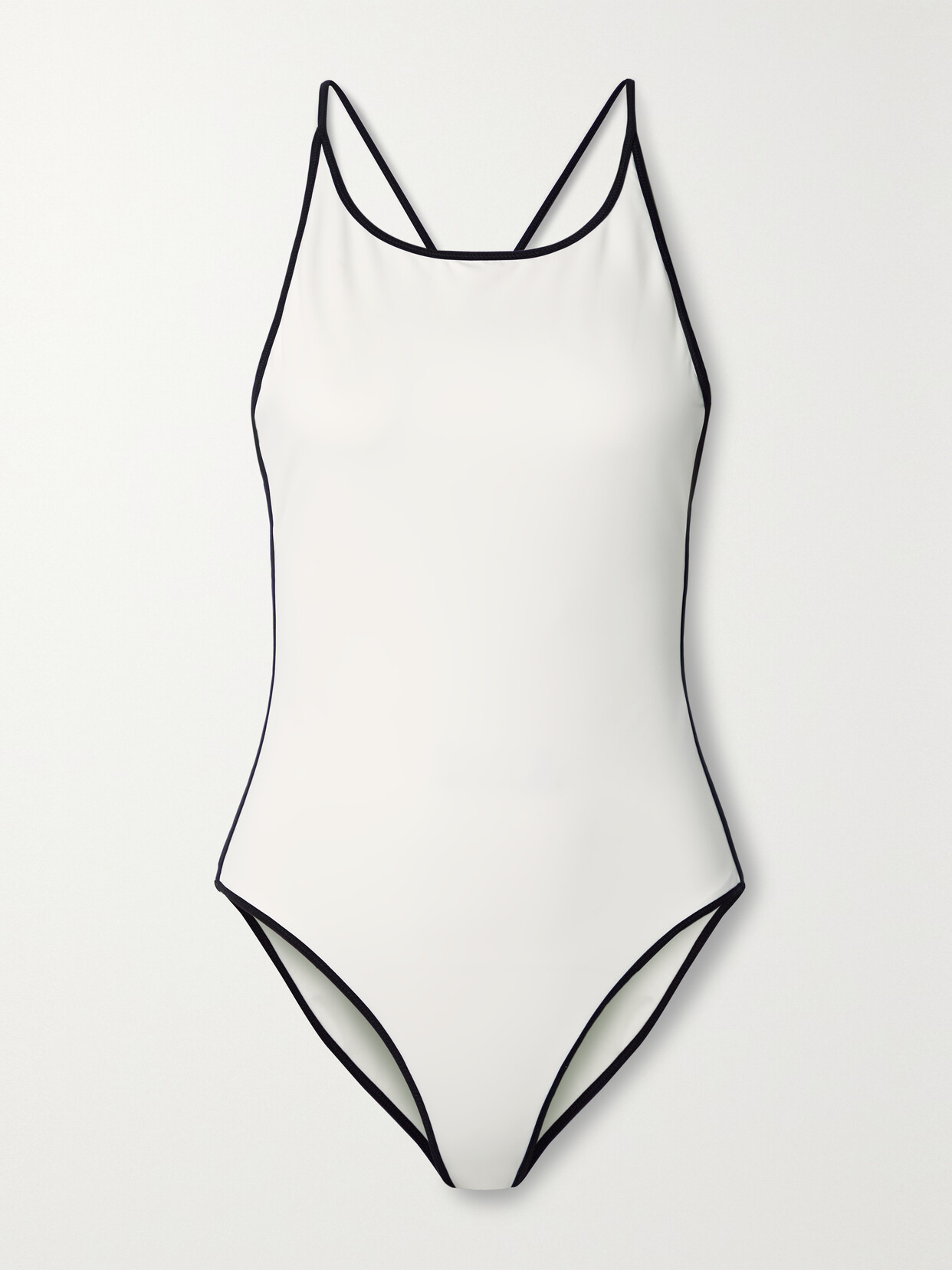 Marysia Carrara Two-tone Swimsuit In White