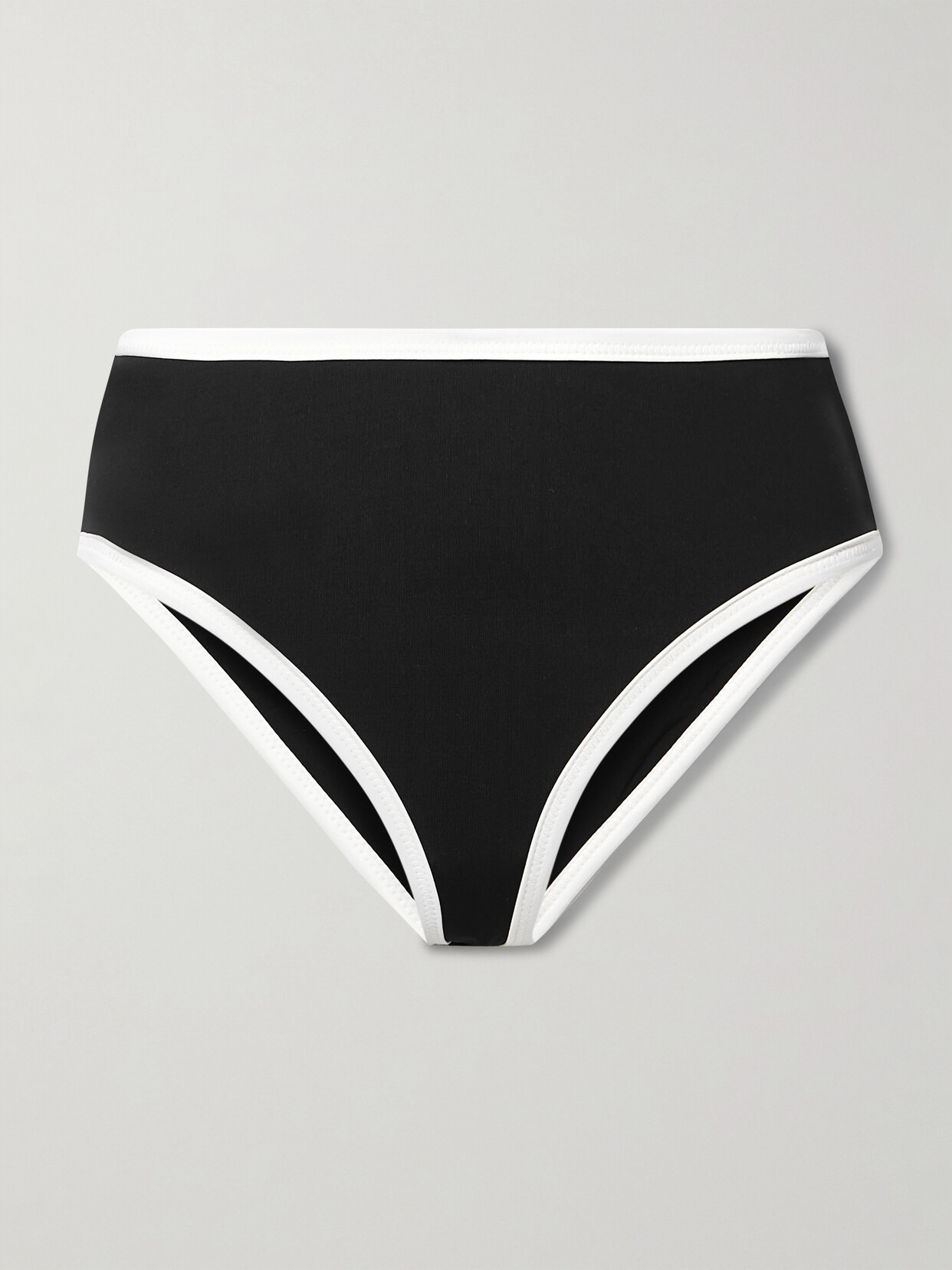 Marysia Carrara Two-toned Bikini Briefs In Black