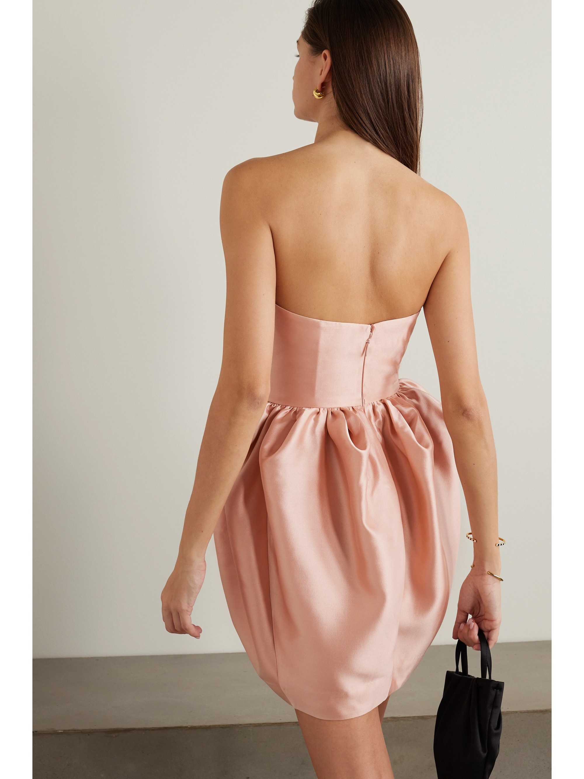 Zimmermann Matchmaker gathered silk and wool-blend mini dress thumbnail