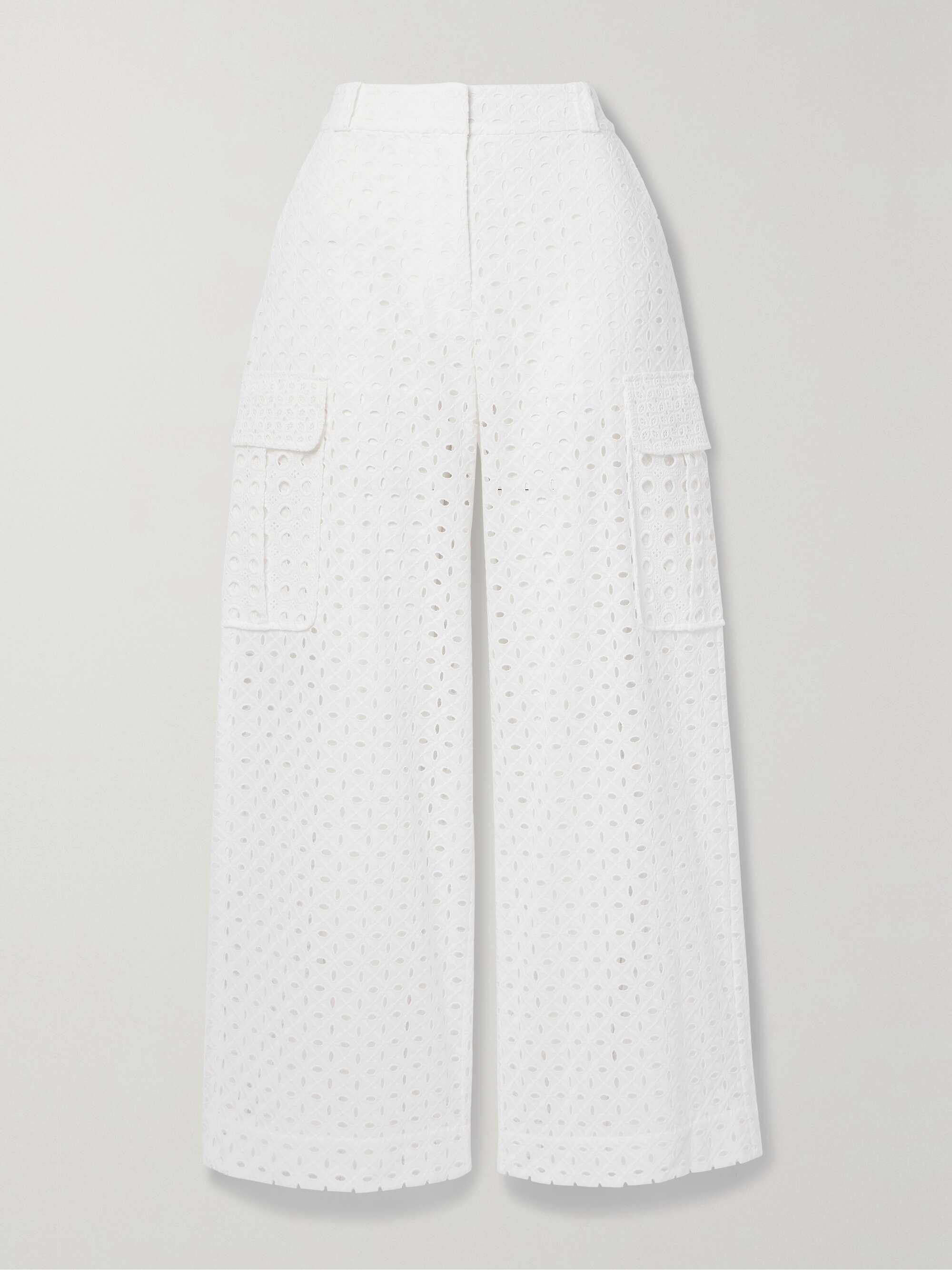 Broderie pants ★ white main image 0